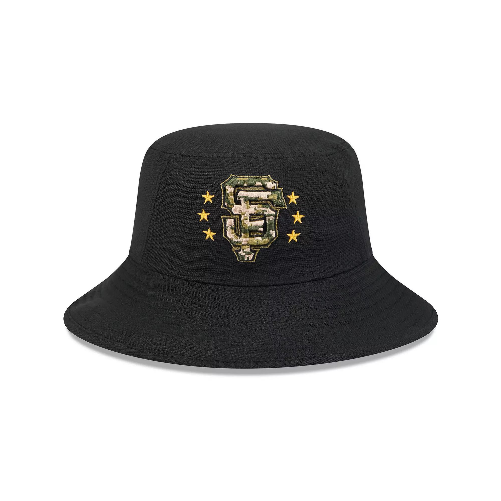 Men's New Era  Black San Francisco Giants 2024 Armed Forces Day Bucket Hat Product Image