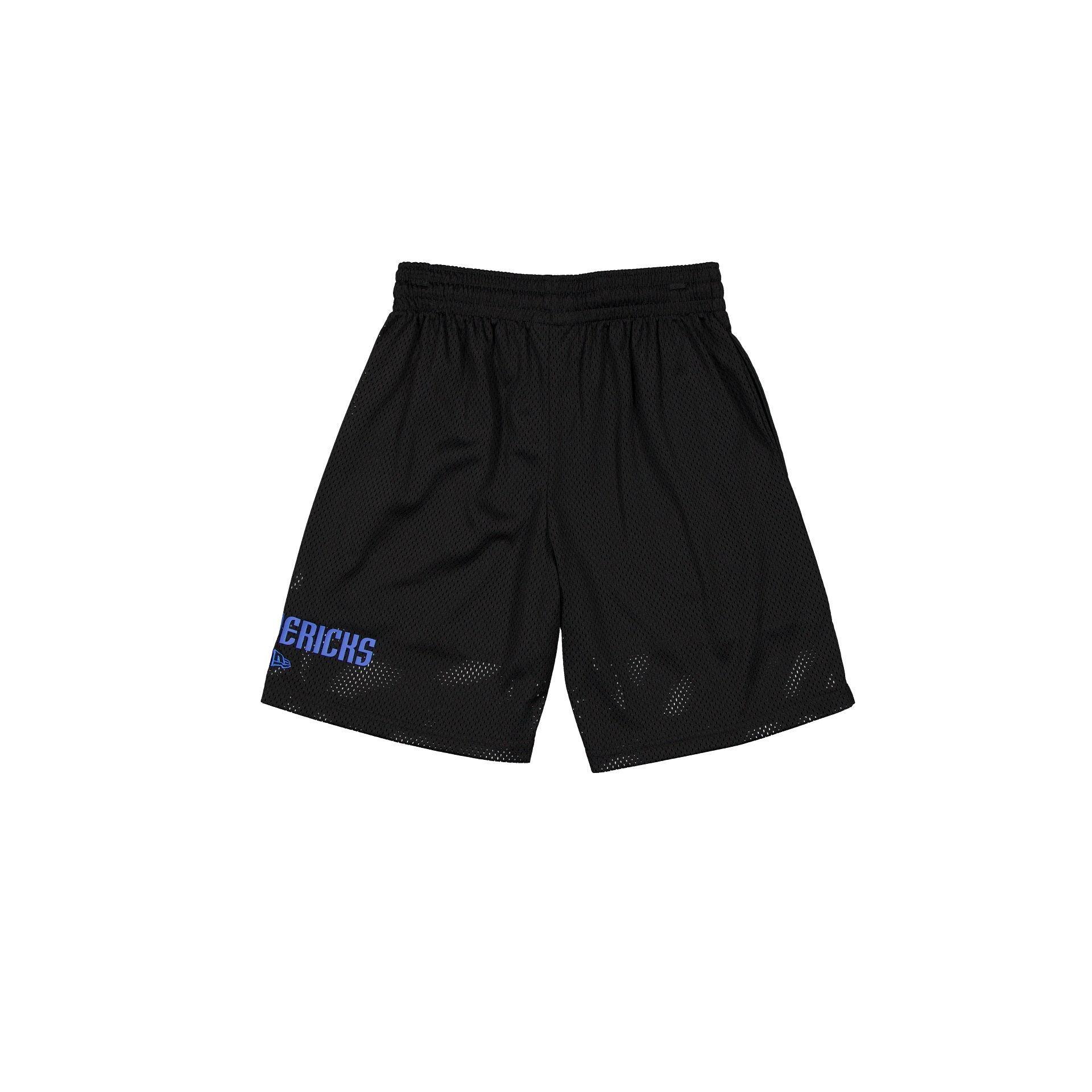 Dallas Mavericks Mesh Black Shorts Male Product Image