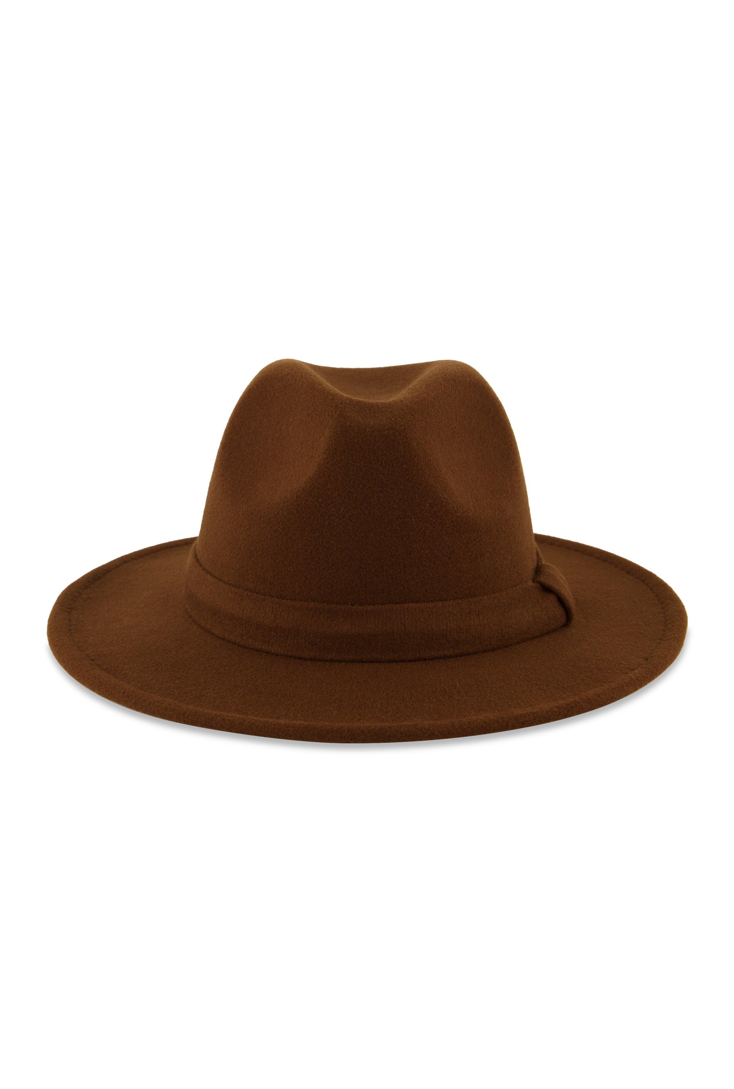 Solid Felt Fedora Female Product Image