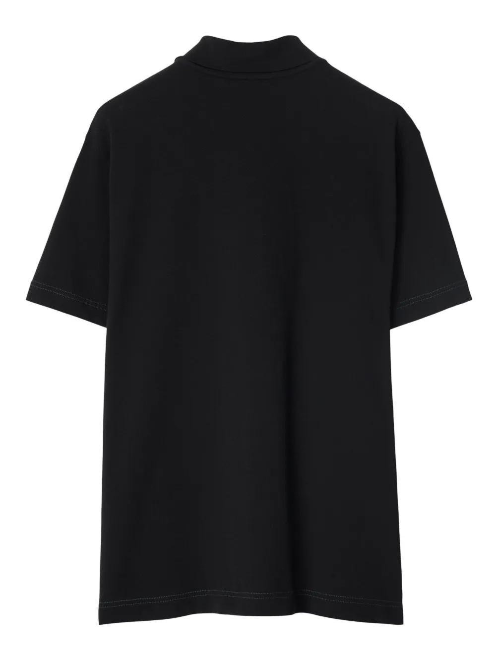 logo-embroidered cotton polo shirt Product Image