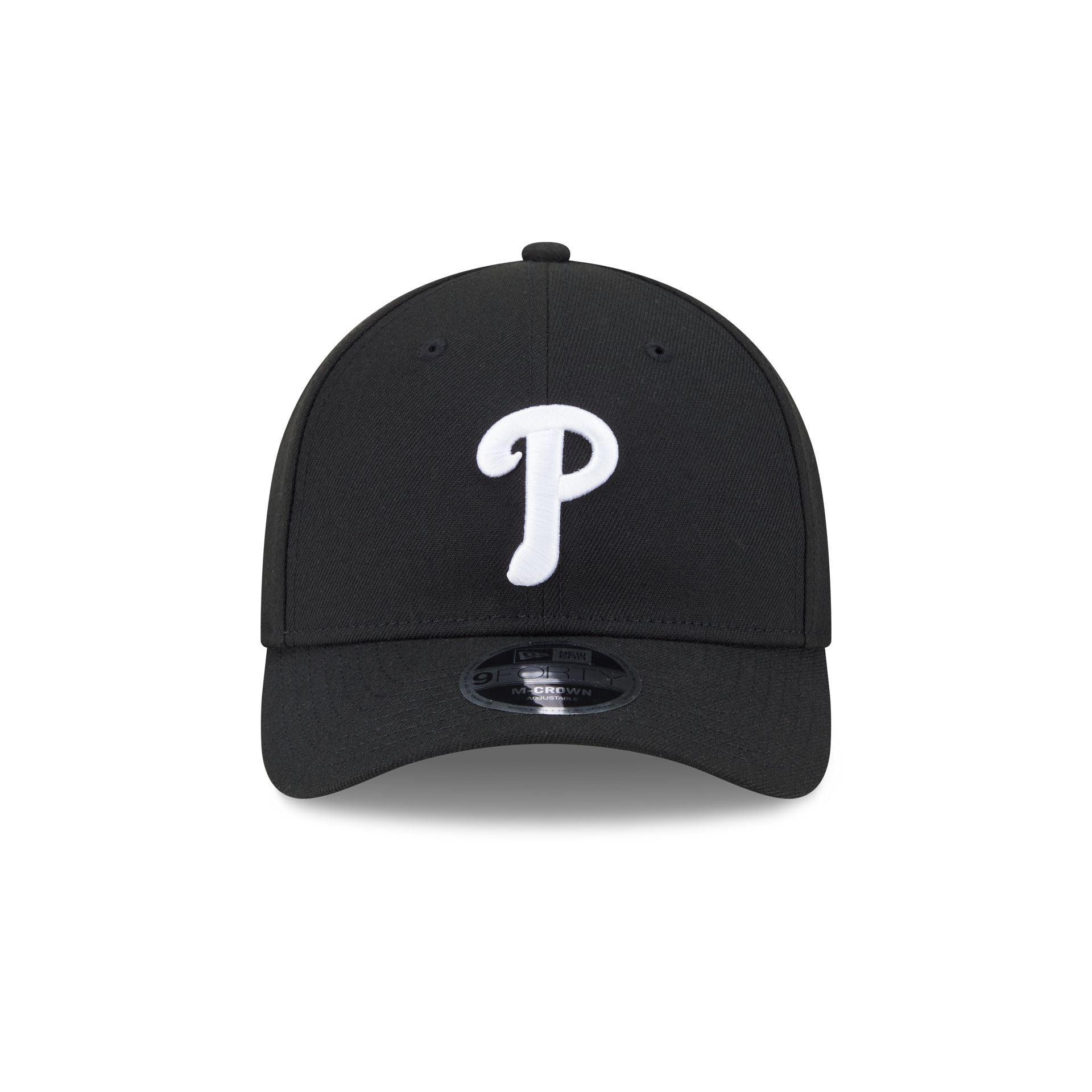 Philadelphia Phillies Black 9FORTY M-Crown Snapback Hat Male Product Image