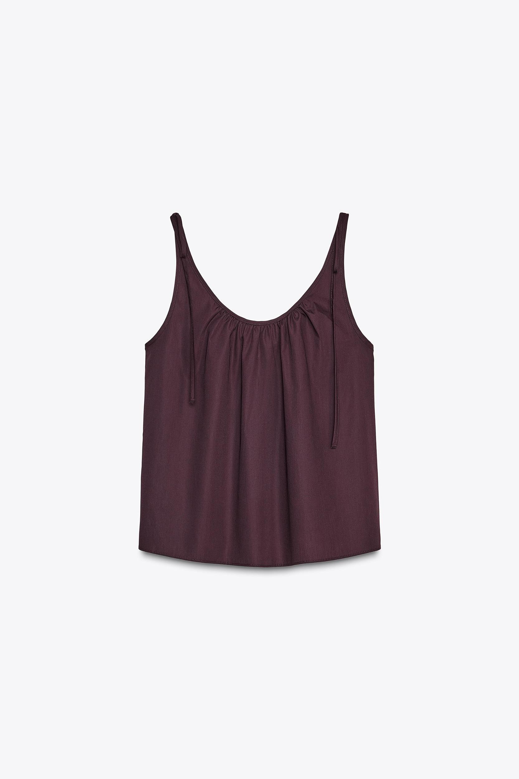 BOW POPLIN TOP Product Image