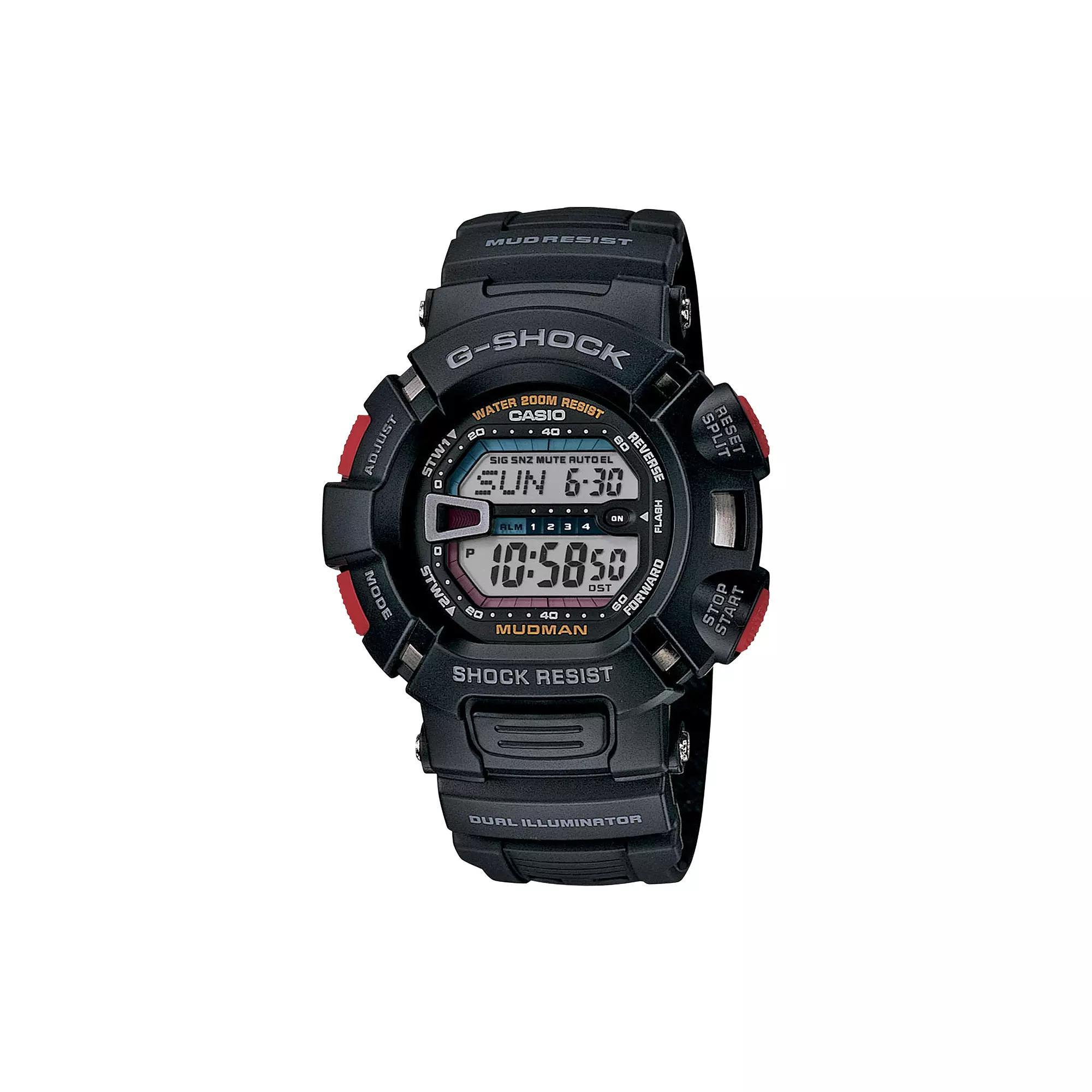 Casio Mens G-Shock Mudman Digital Chronograph Watch - G9000-1V, Black Product Image