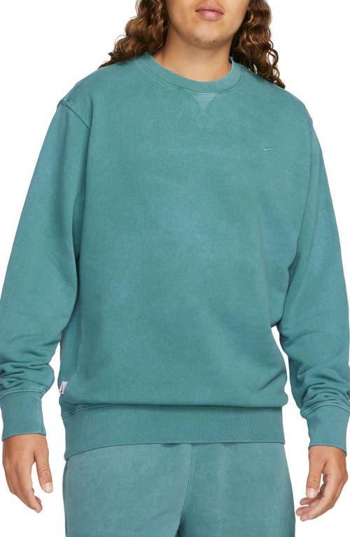 Nike Mens Nike NSW Club Fine Goods Fitted Crew - Mens Light Iron Ore/Light Iron Ore Product Image