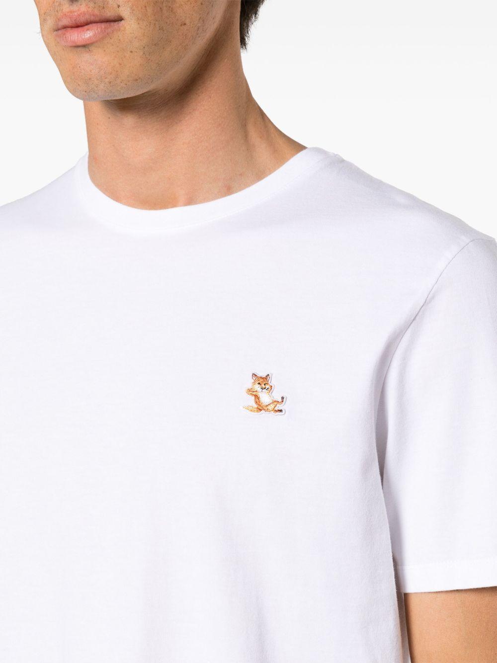 Fox-patch cotton T-shirt Product Image