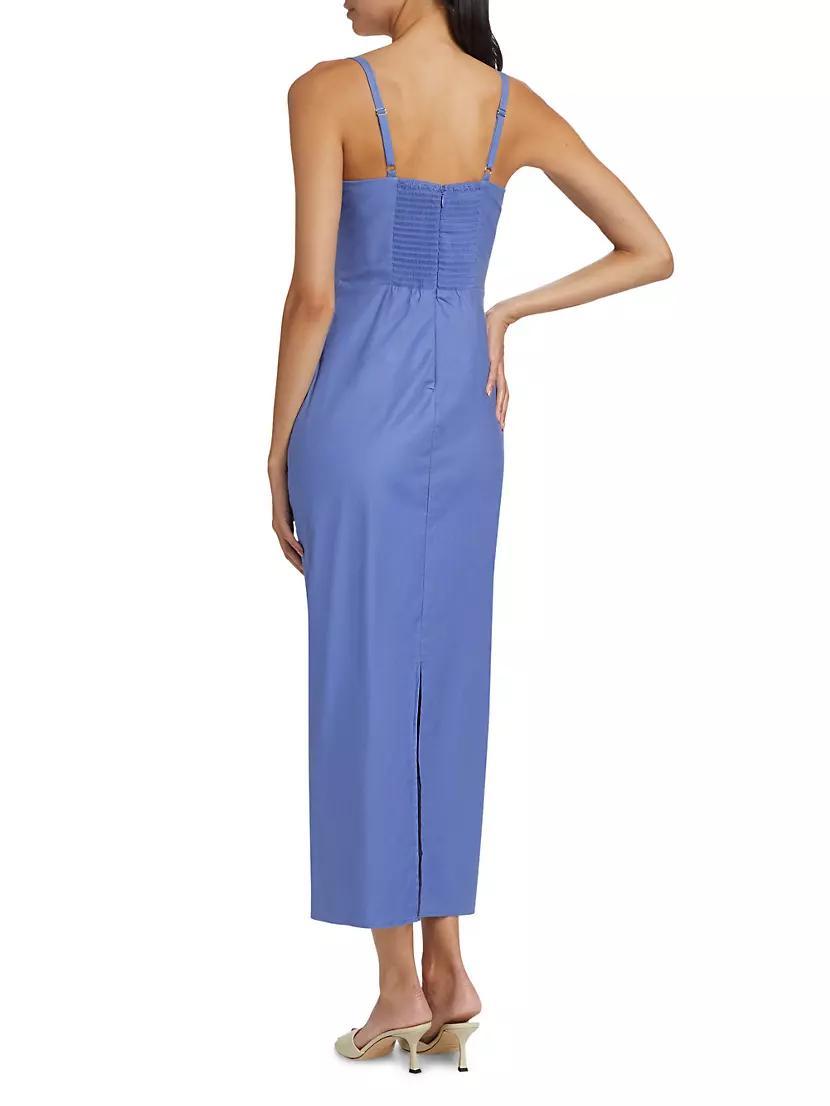 Stormi Cotton Bustier Maxi Dress Product Image