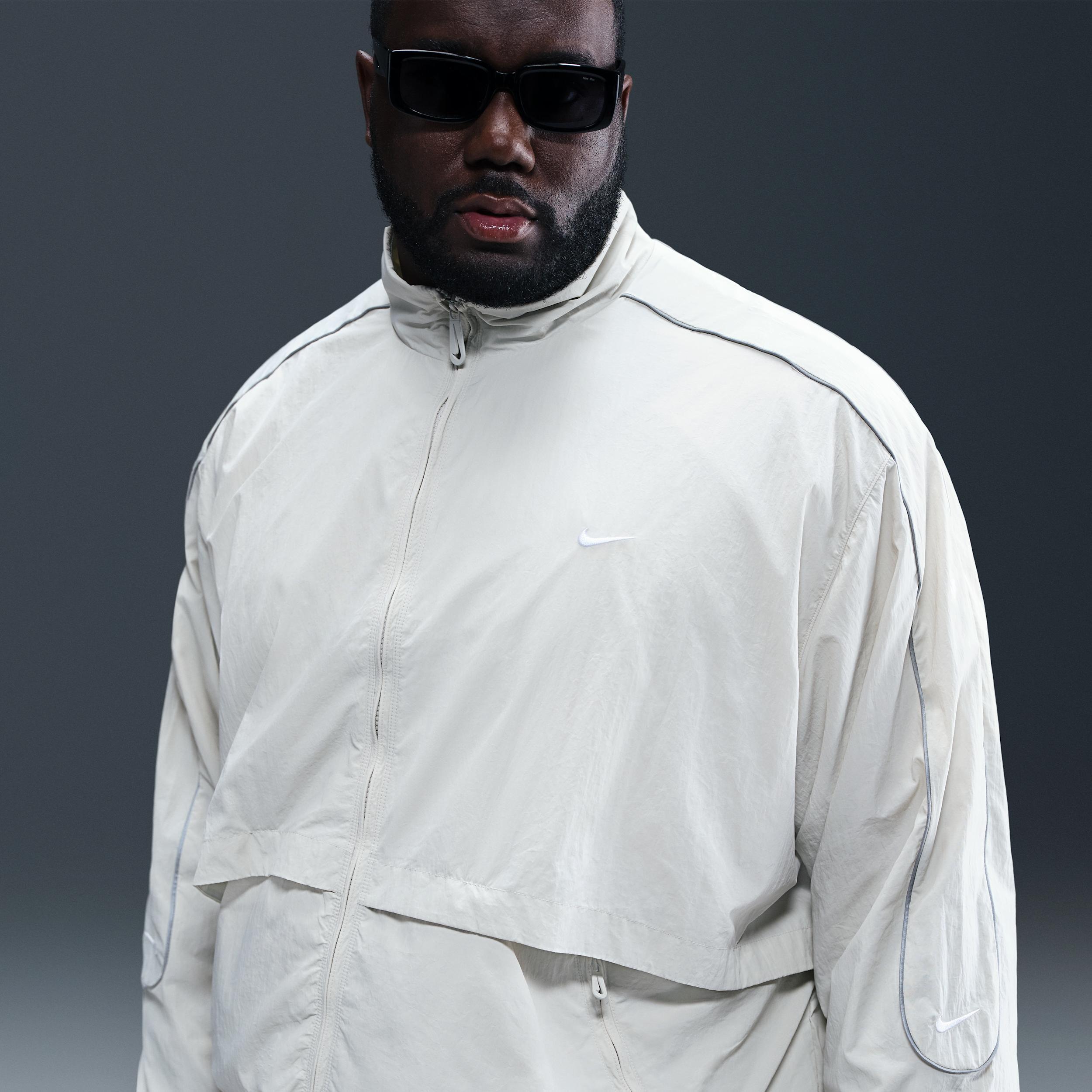 Men's Nike Sportswear Solo Swoosh Woven Track Jacket Product Image