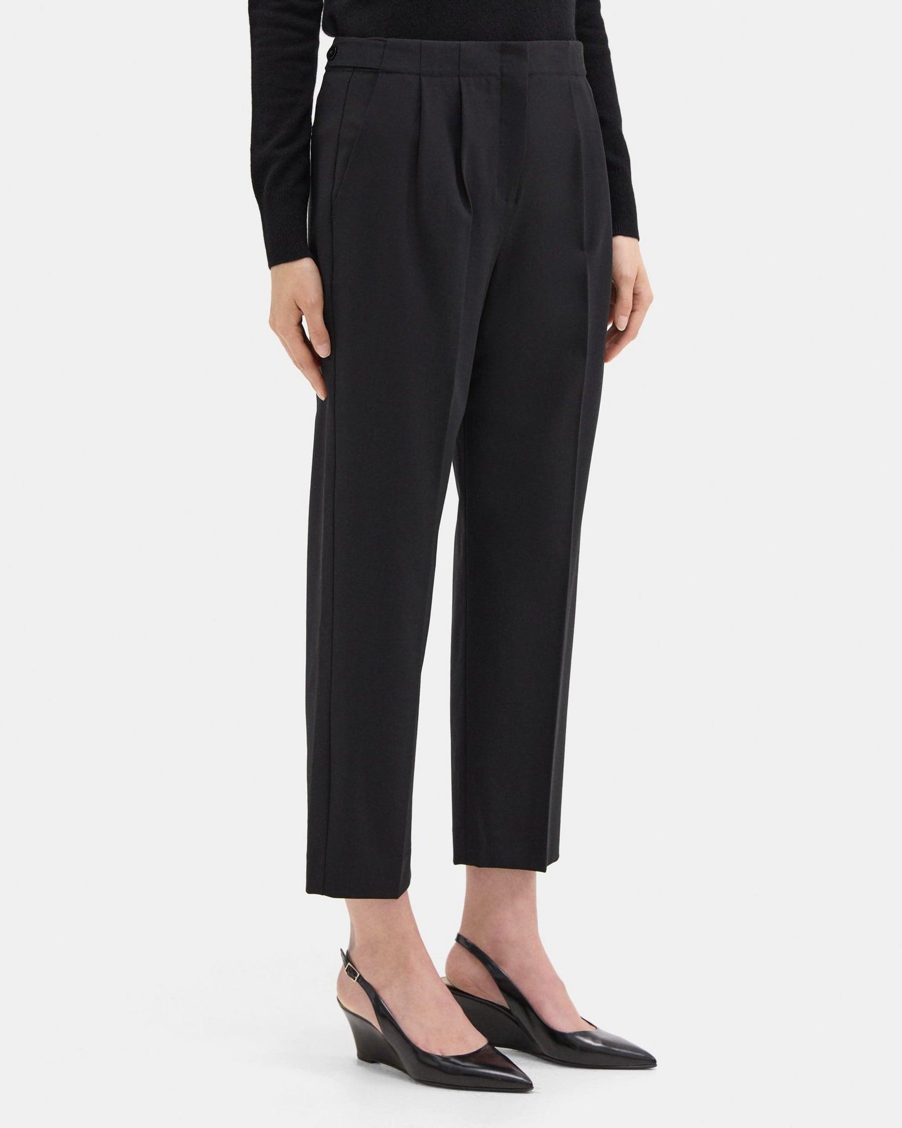 Pleated Relaxed Pant in Sevona Stretch Wool Product Image