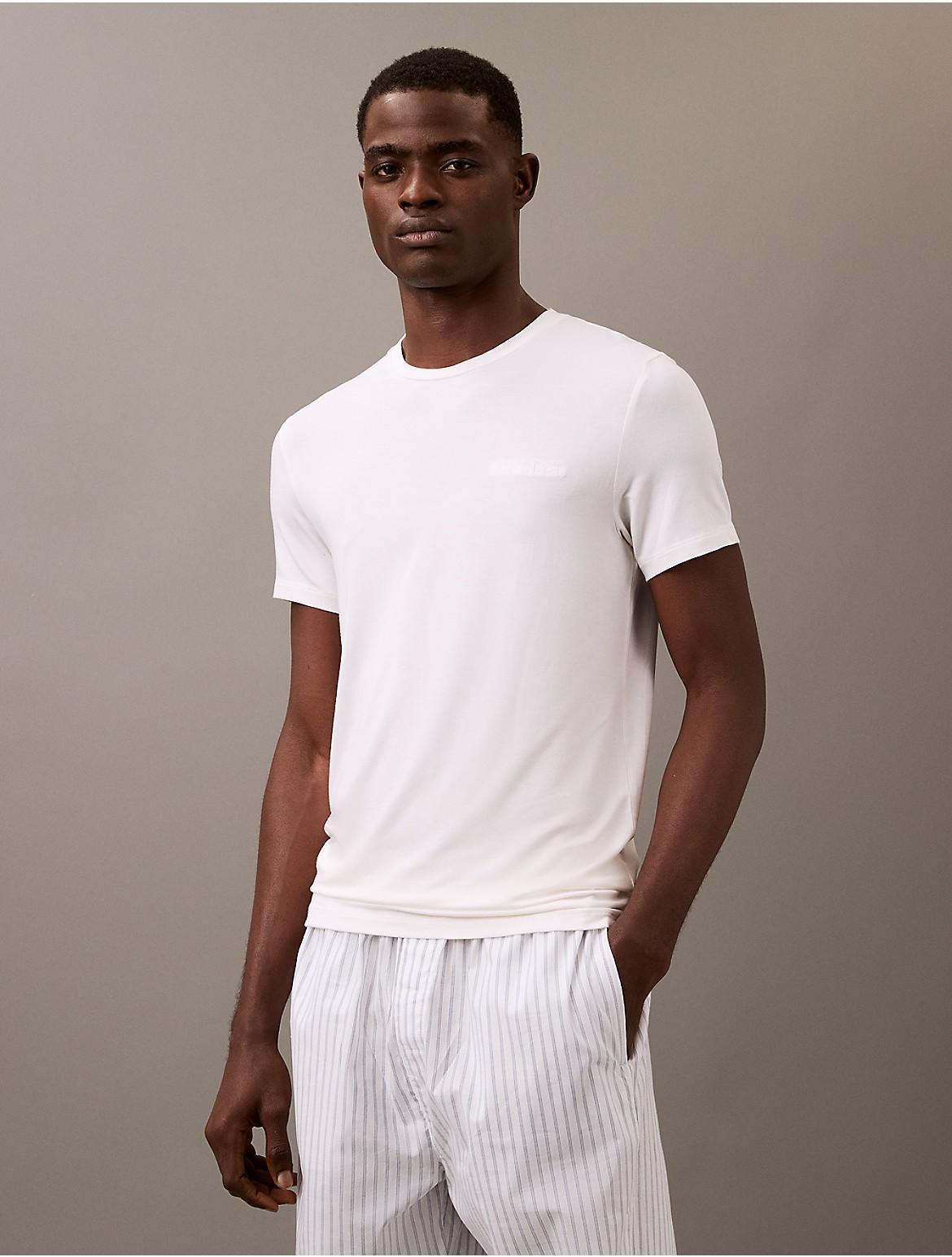 Calvin Klein Men's Ultra Soft Modal Crewneck Sleep T-Shirt - Black - XL Product Image