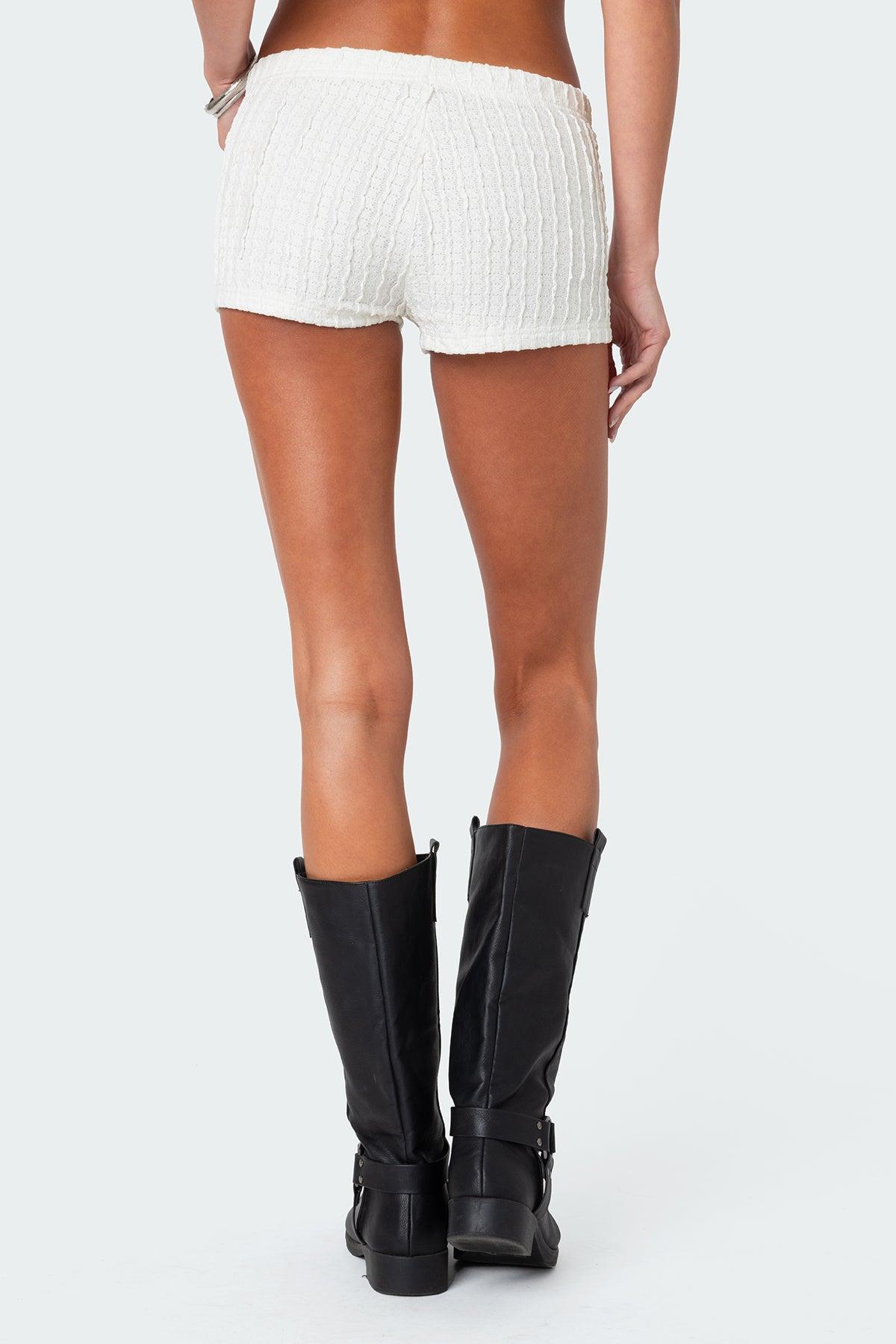 Phoebe Asymmetric Textured Knit Top Product Image