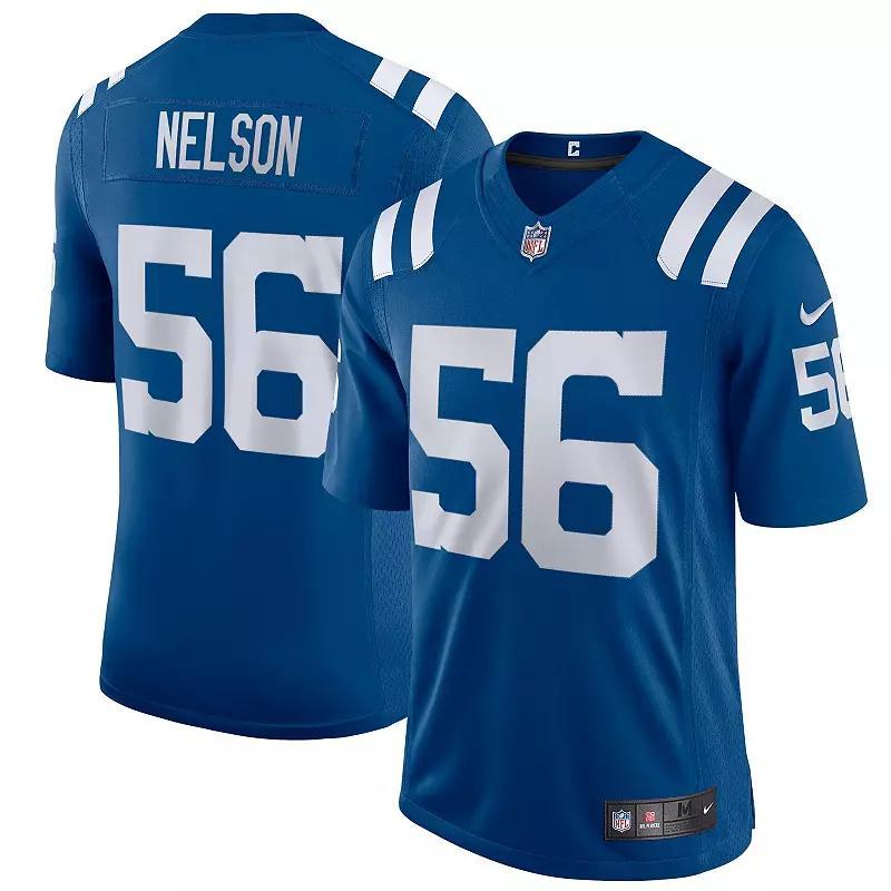 Men's Nike Quenton Nelson Royal Indianapolis Colts Vapor Limited Jersey, Size: Medium, Blue Product Image