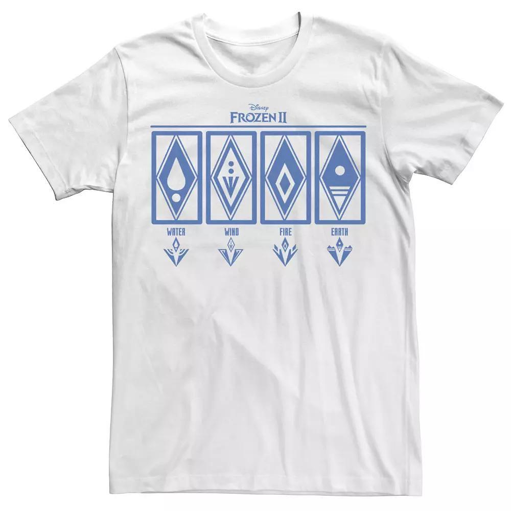 Disneys Frozen 2 Elemental Panels Mens Tee Product Image