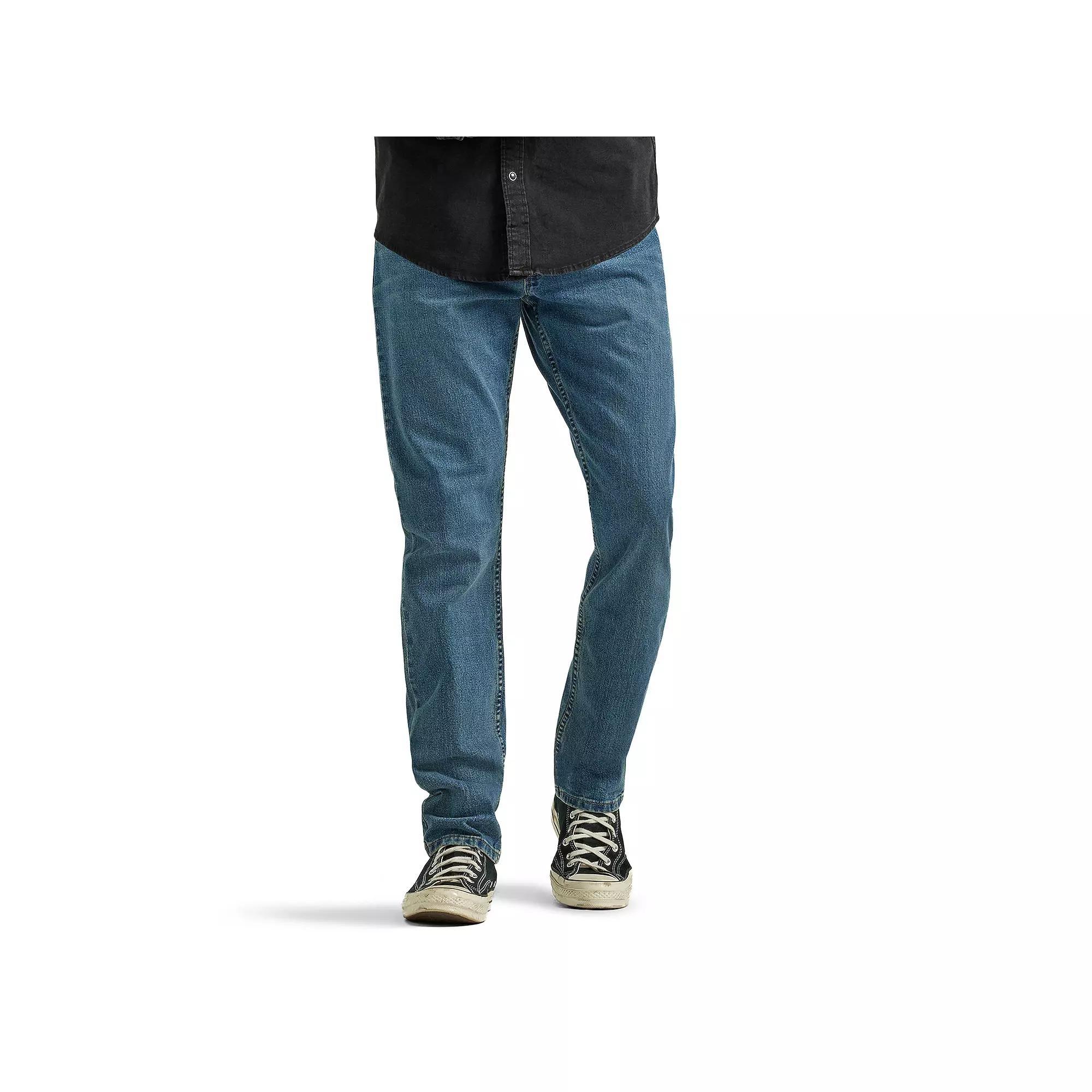 Men's Wrangler Relaxed-Fit Bootcut Jeans, Size: 36X34, Mid Blue Product Image