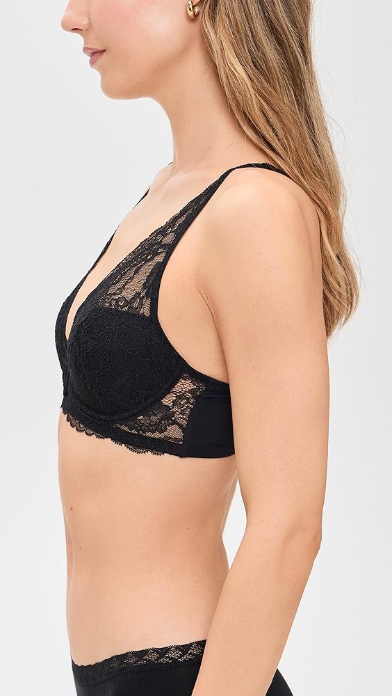Skarlett Blue Skarlett Blue Minx Plunge Lightly Lined V-Wire Bra | Shopbop Product Image