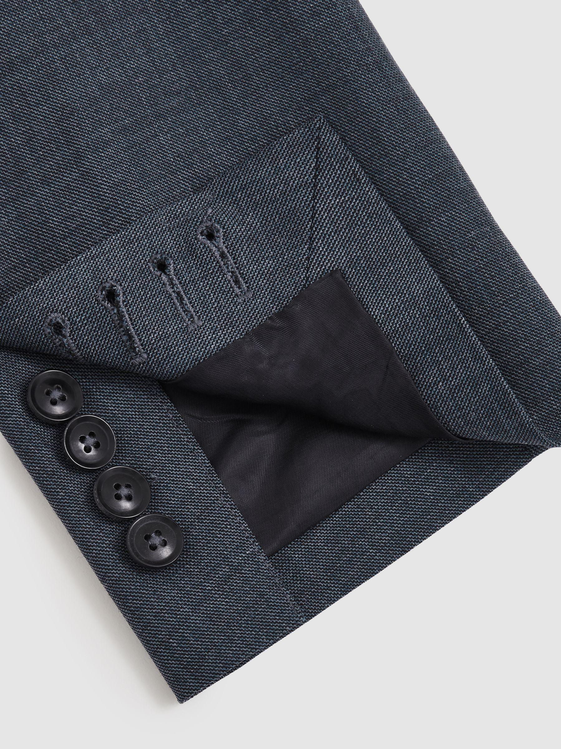 Slim-Fit Pinstripe Suit Trousers in Oatmeal/White Product Image