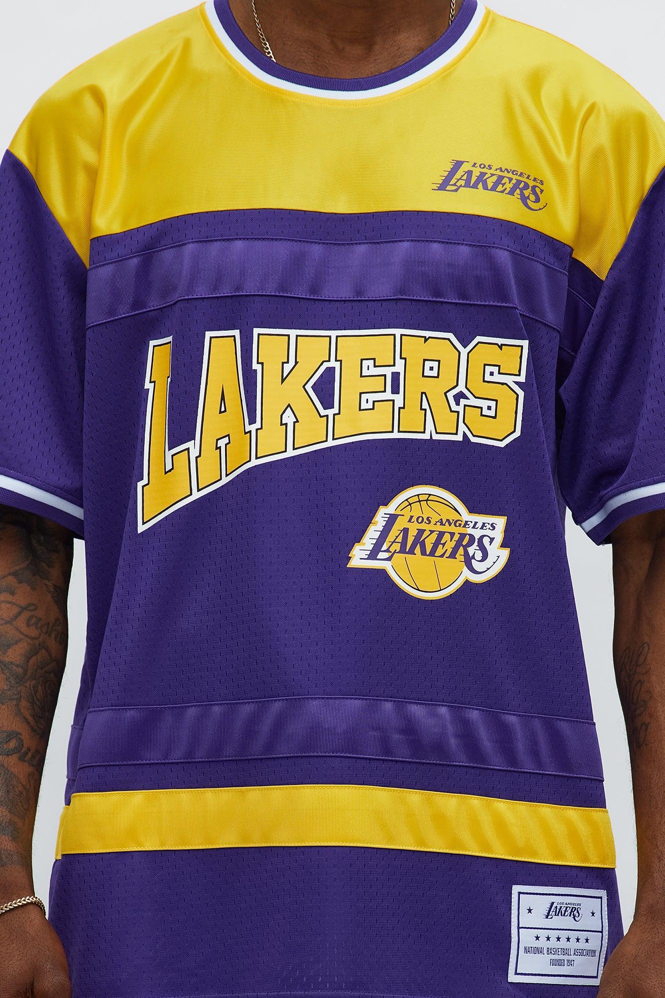 Lakers Regular Fit Basketball Tee - Purple Product Image