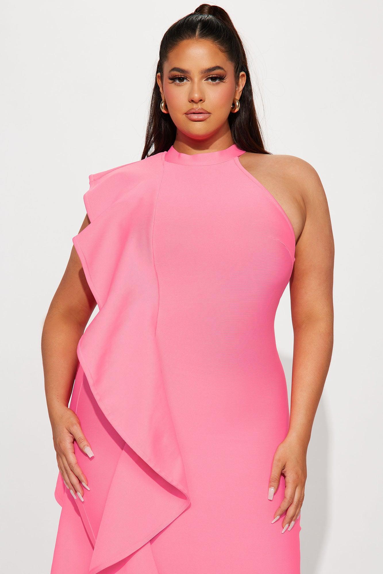 Raylin Bandage Midi Dress - Pink Product Image