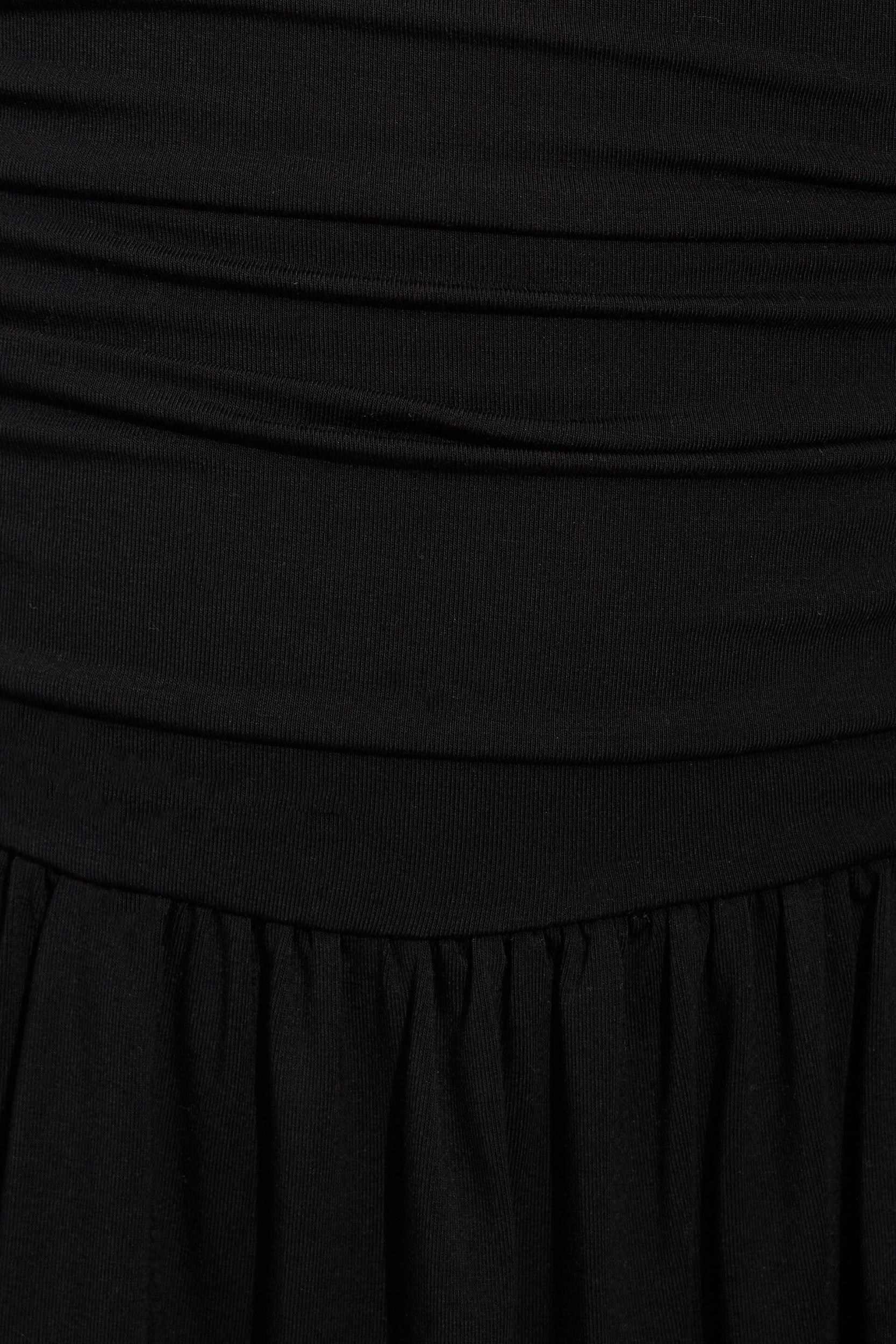 Flirty Hem Tube Romper Dress Product Image