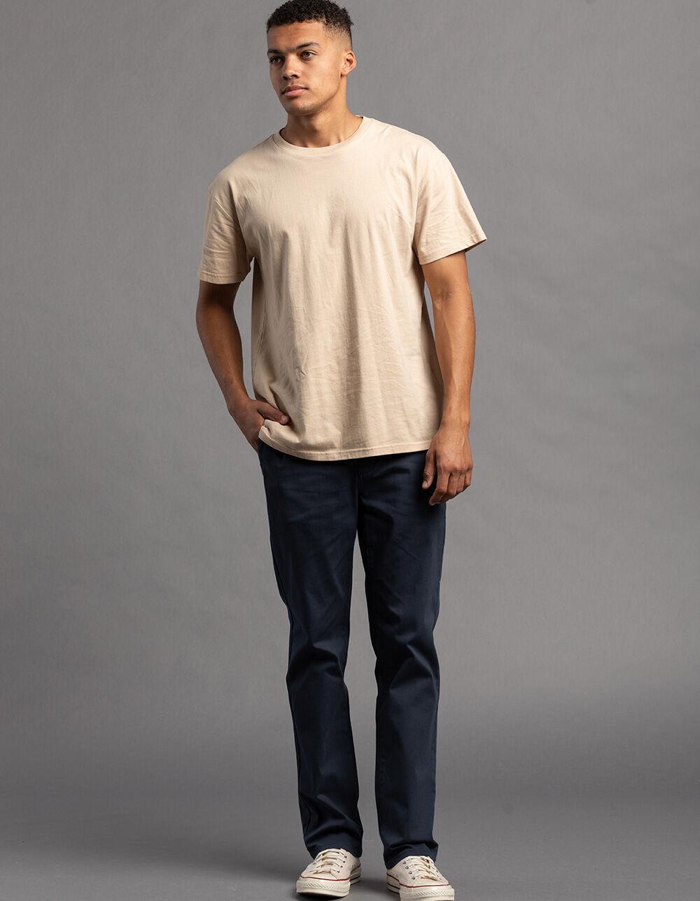 RSQ Mens Slim Straight Chino Pants - WASHED NAVY Product Image