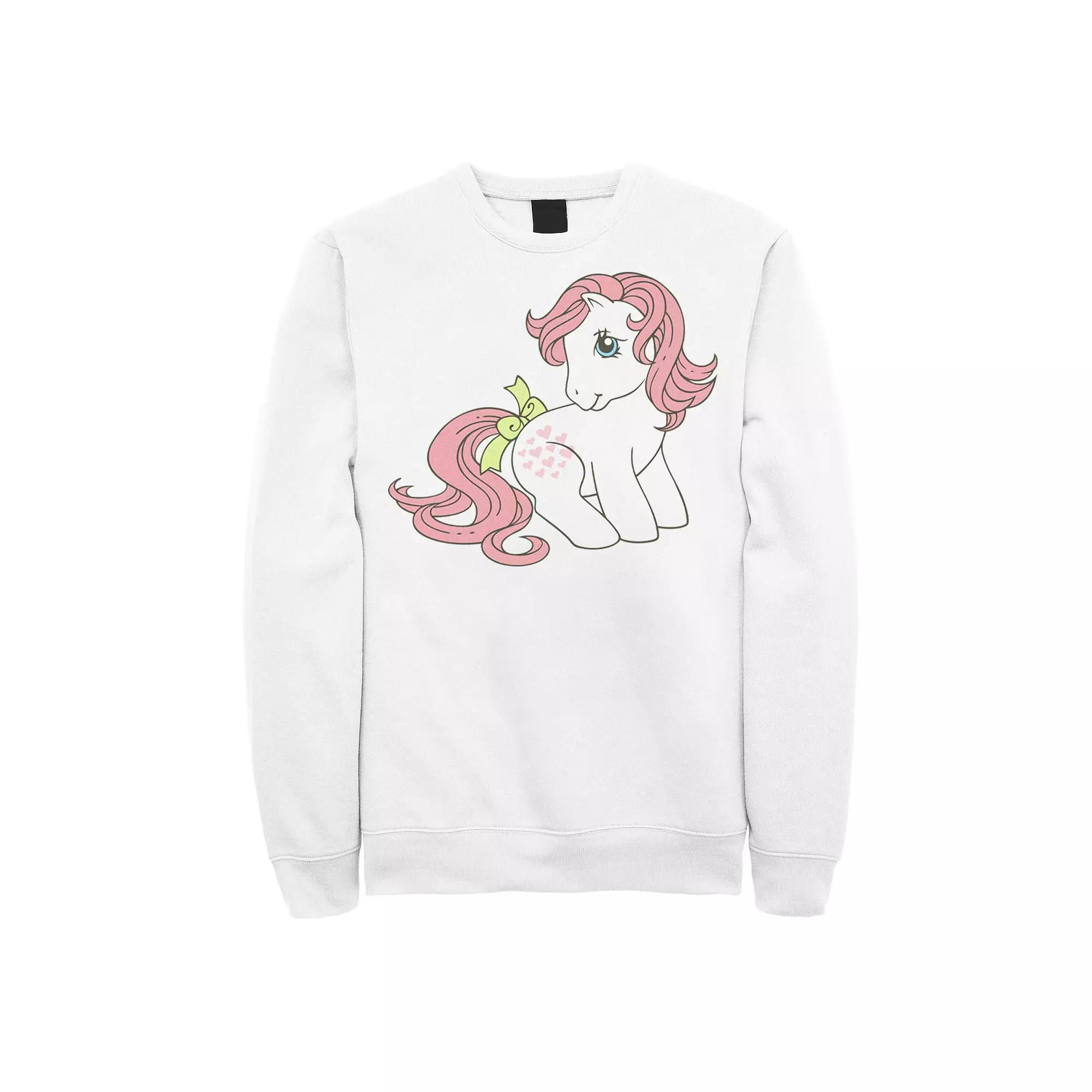 Men's My Little Pony Snuzzle Outline Sweatshirt, Size: Large, White Product Image