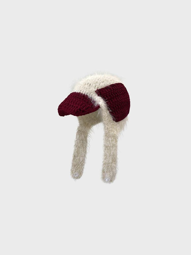 Two Tone Earflap Hat Product Image