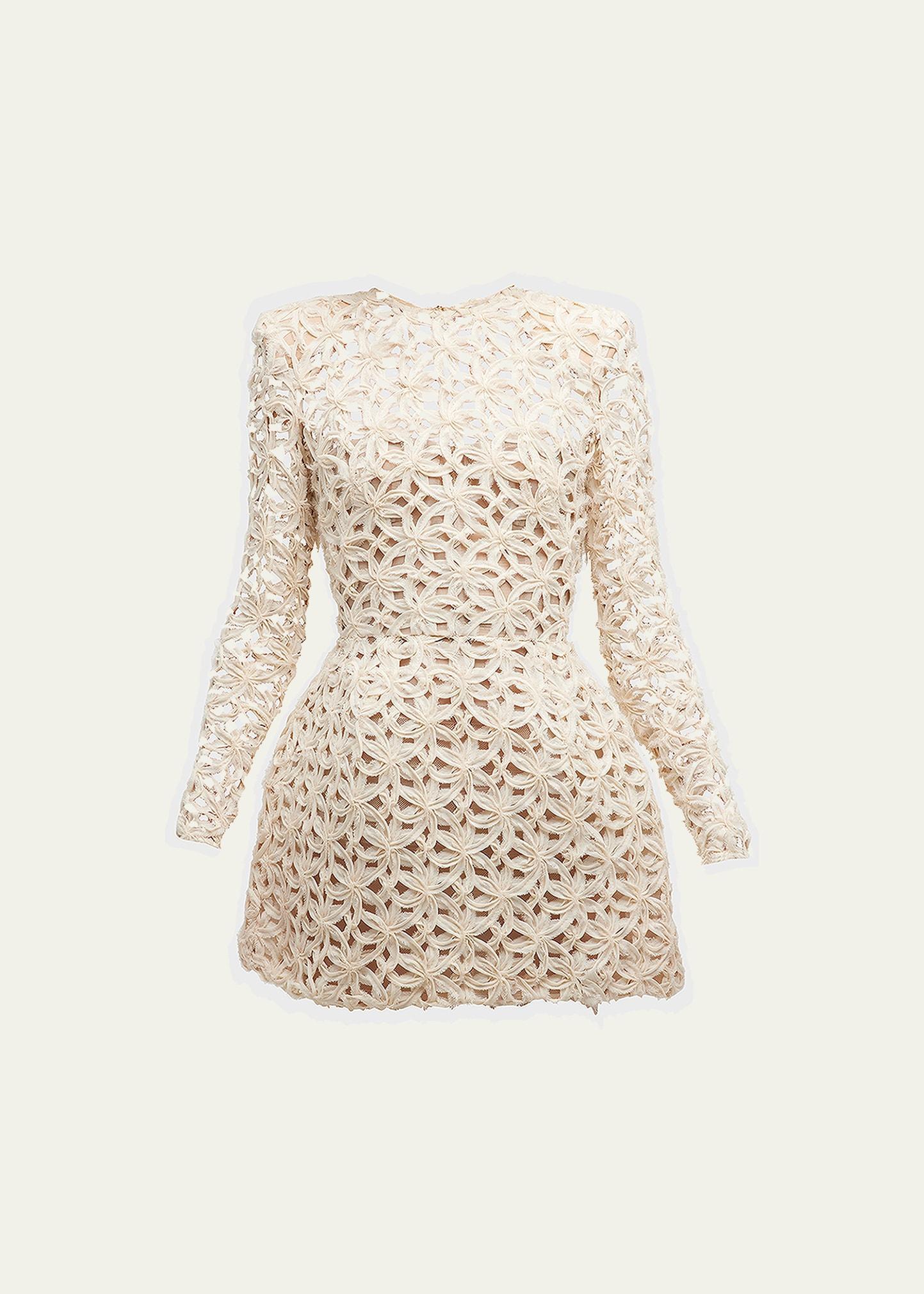 Casey Floral Fit-&-Flare Mini Dress Product Image