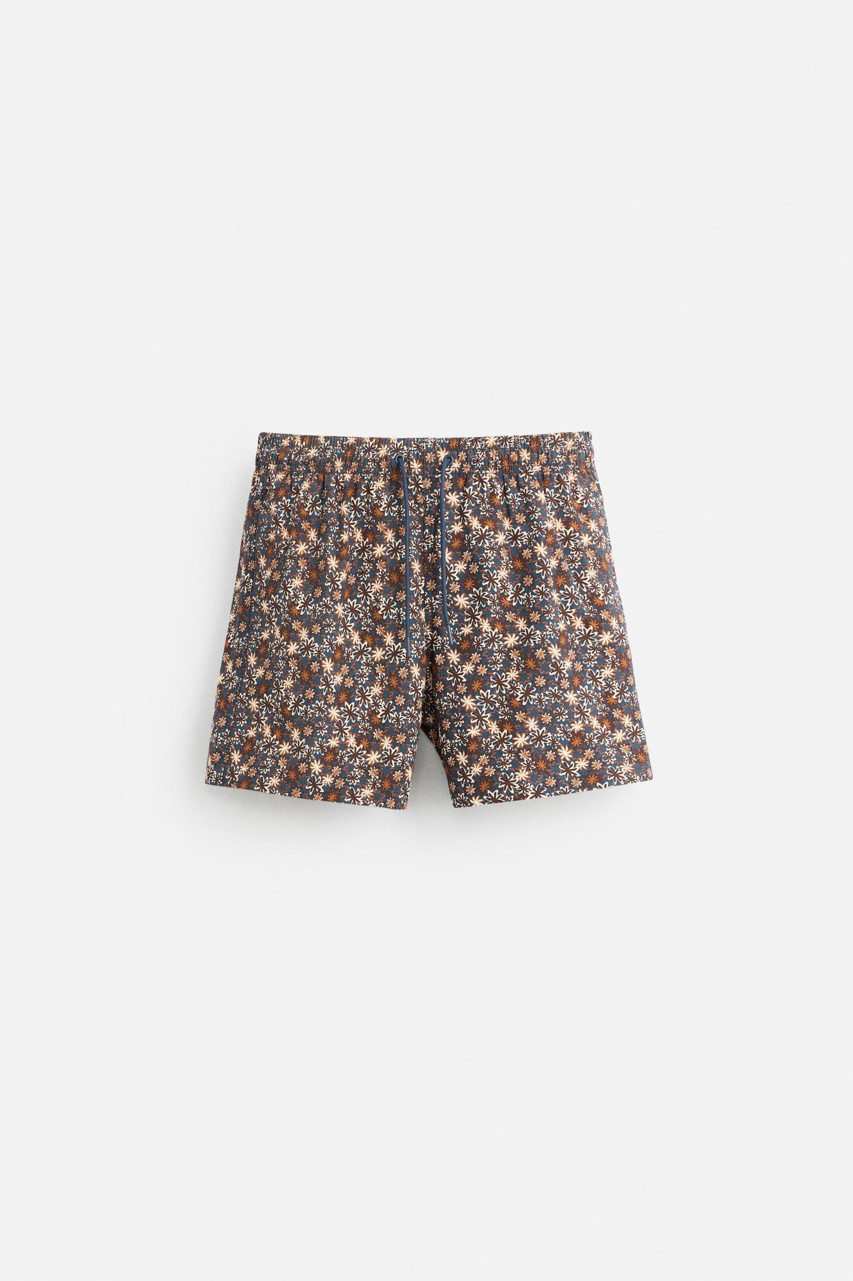 REGULAR FLORAL PRINT SWIMSUIT Product Image