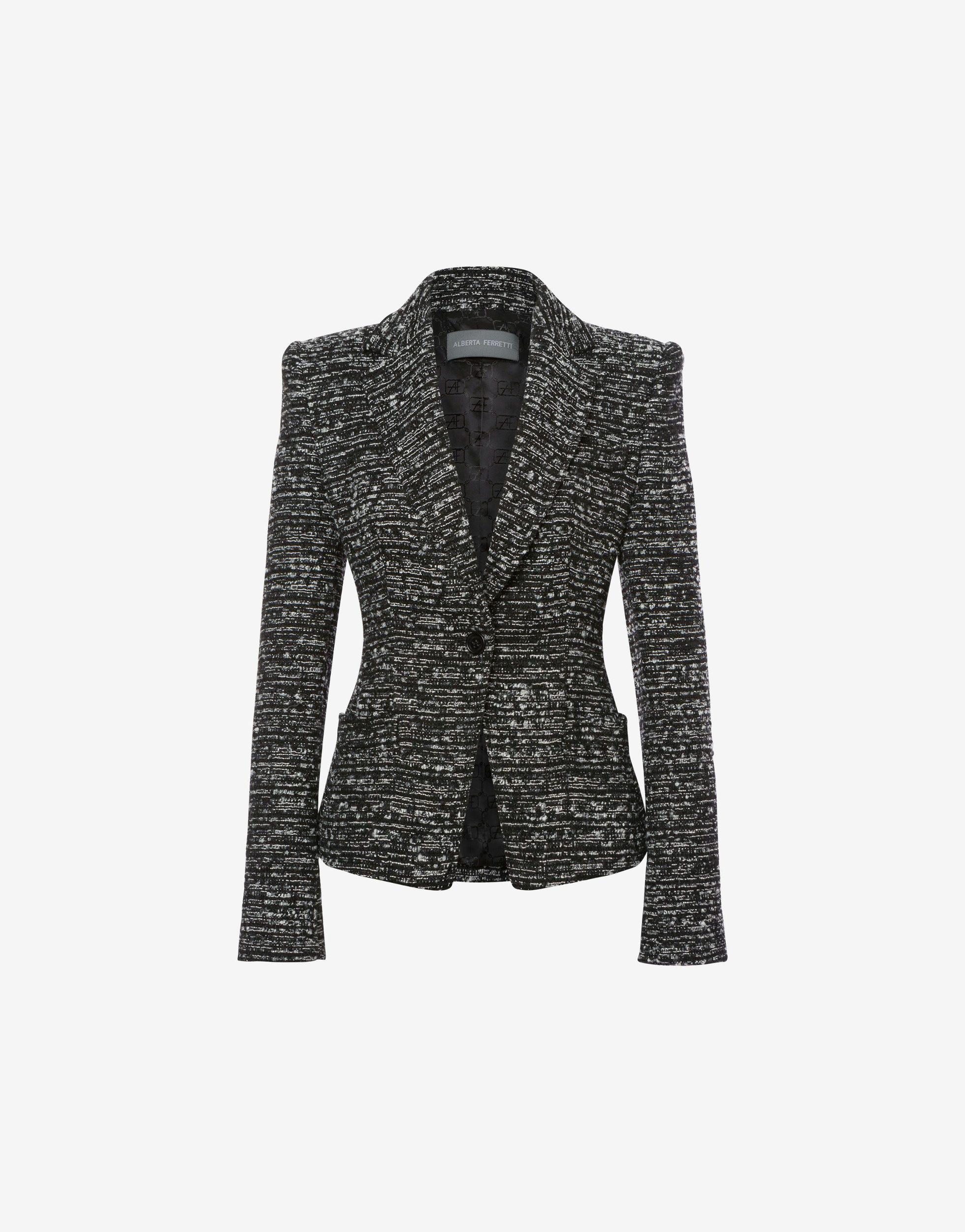 Buttoned tweed jacket Product Image
