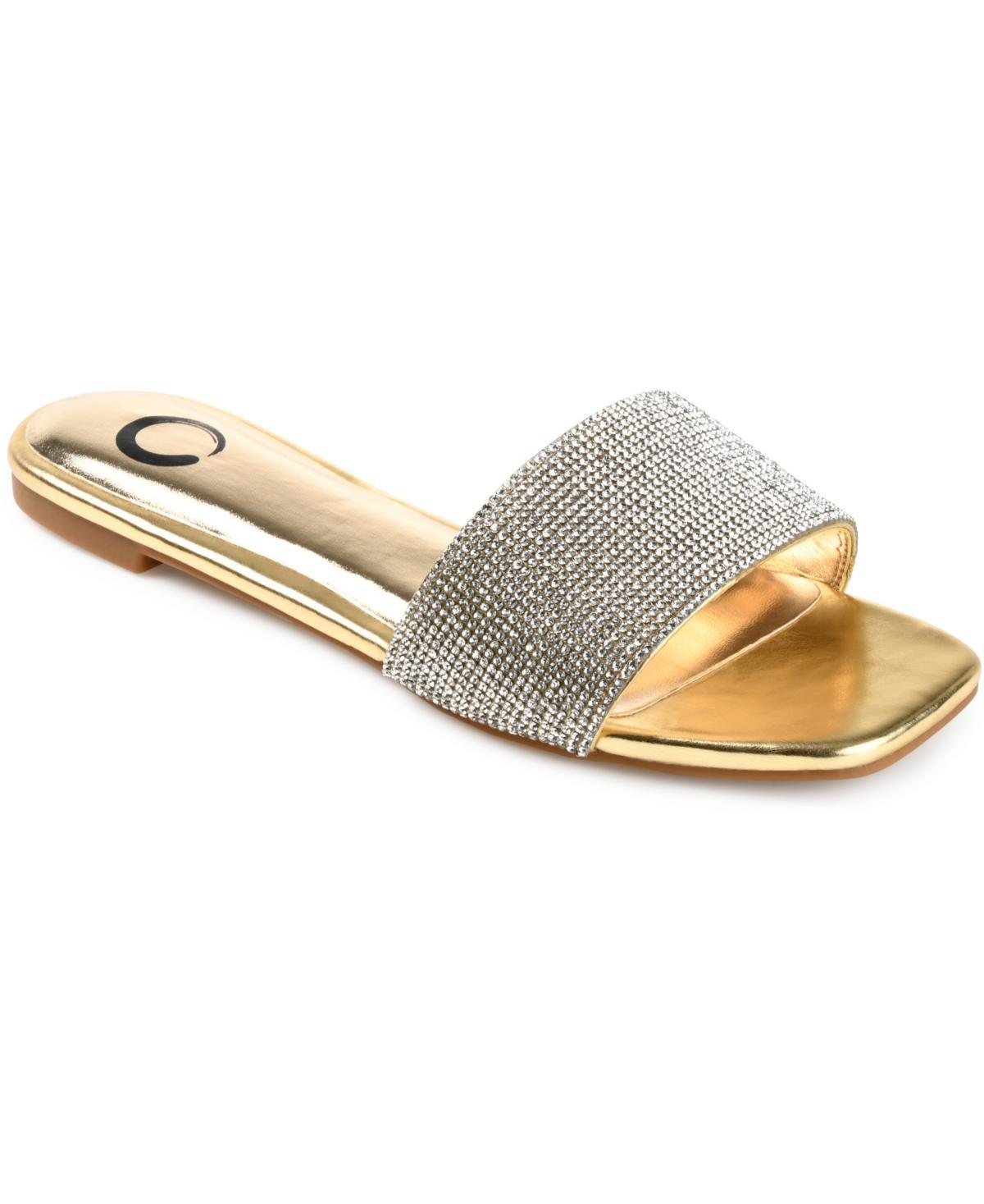 Journee Women's Tru Comfort Foam Grayce Sandals, Size: 6, Silver Product Image