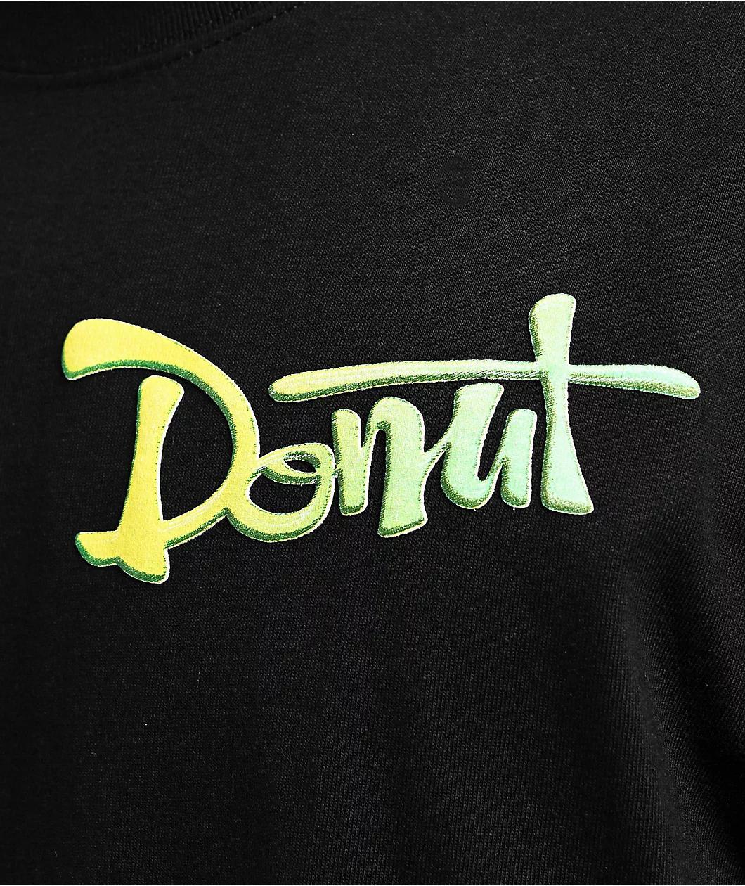 Donut Coordinates Black T-Shirt Product Image