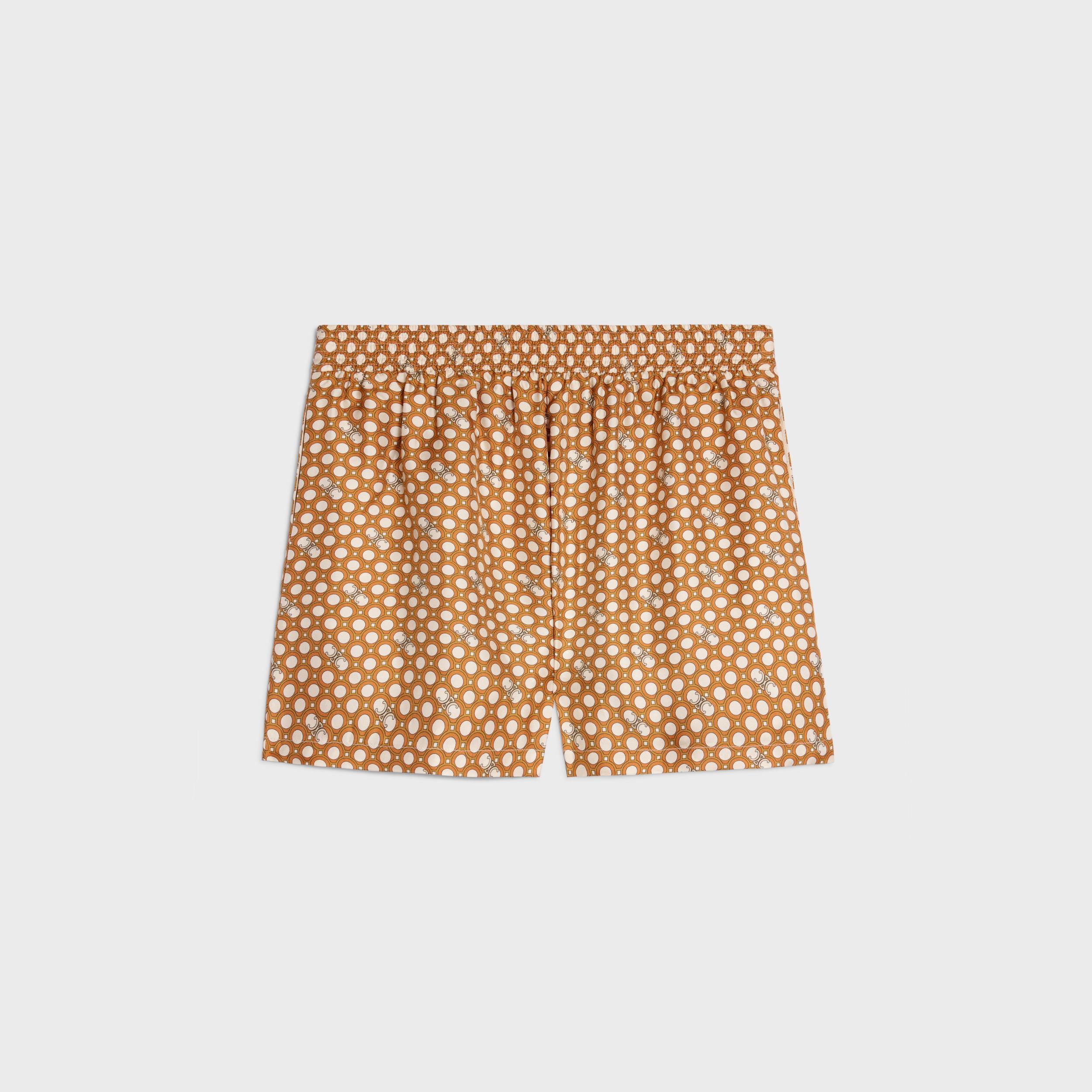 pajama shorts IN silk twill Product Image