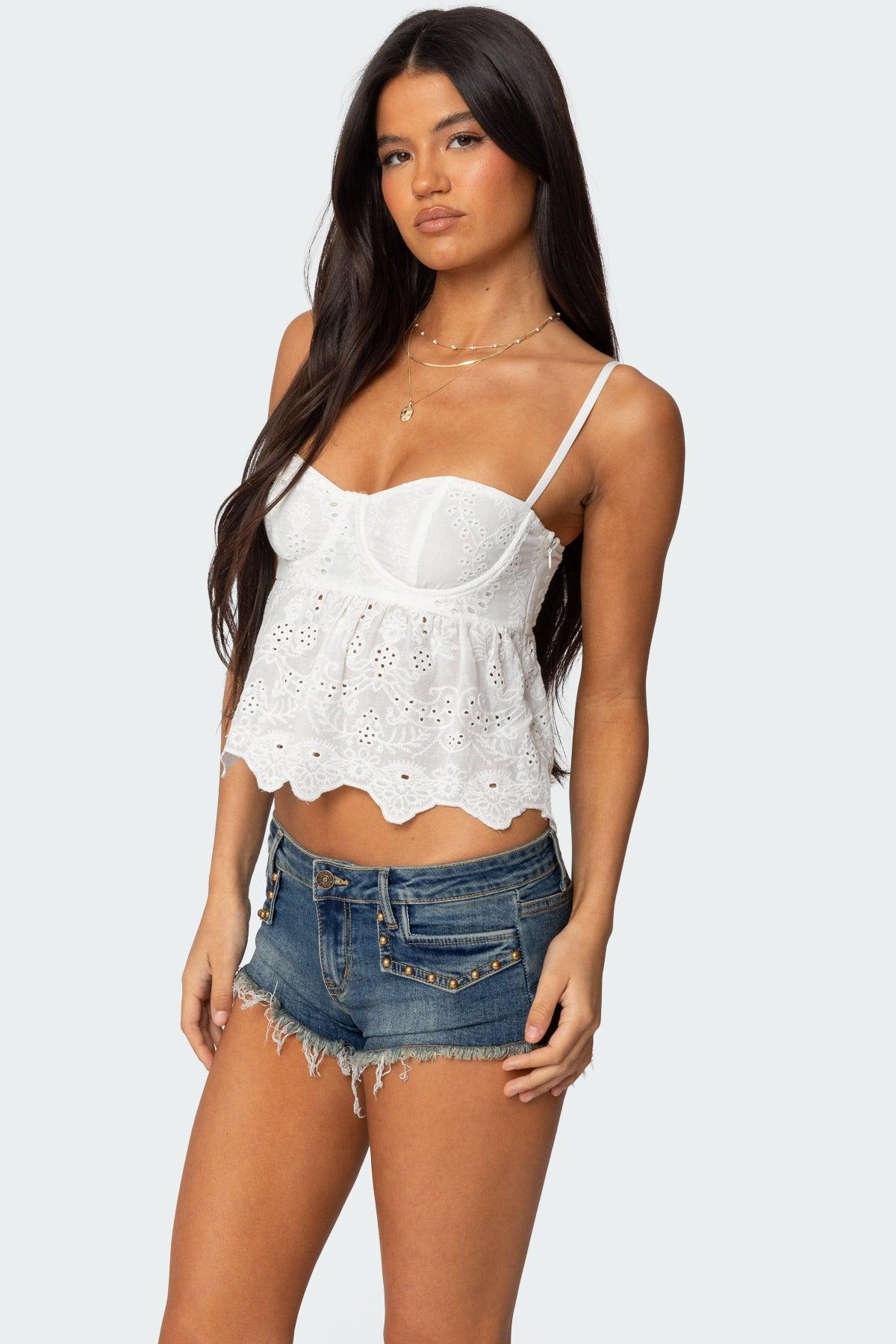 Emme Eyelet Corset Product Image