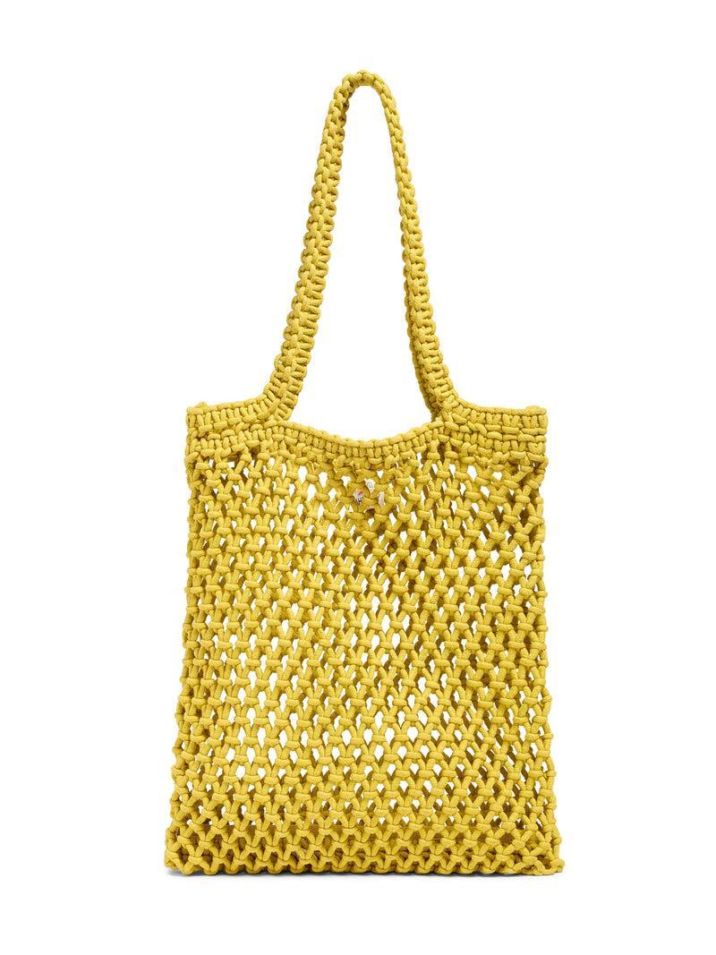 Sunwashed Macrame Tote - Sunshine Product Image