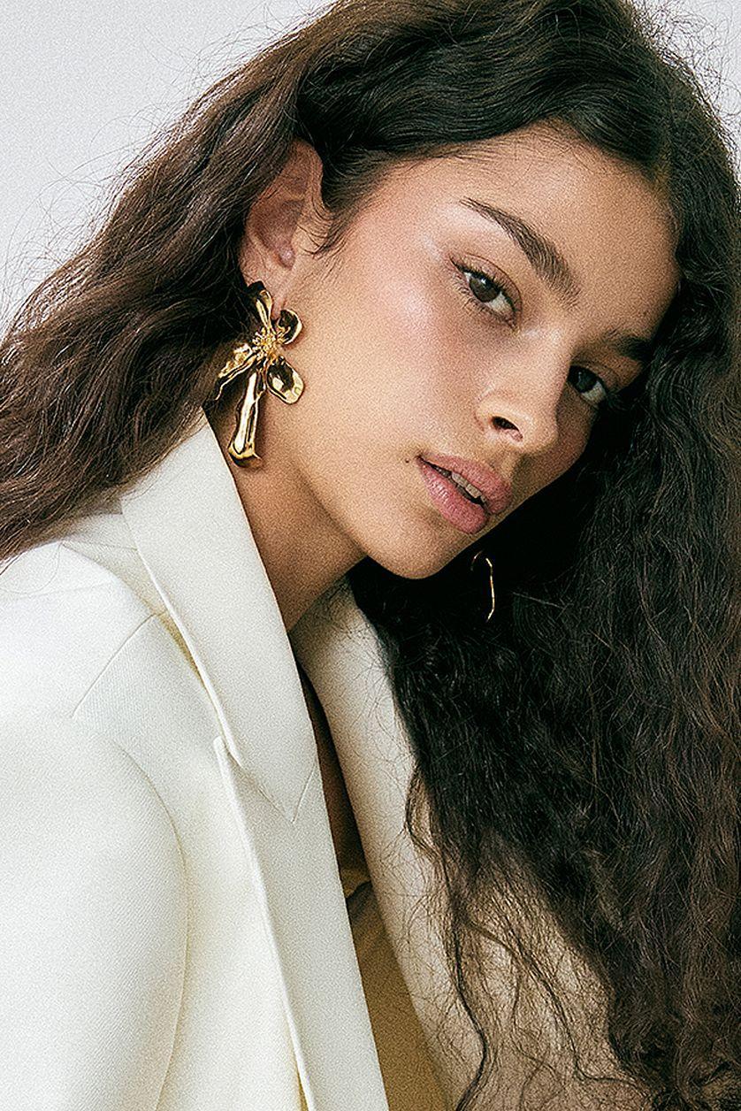 Irregular Flower Earrings Product Image