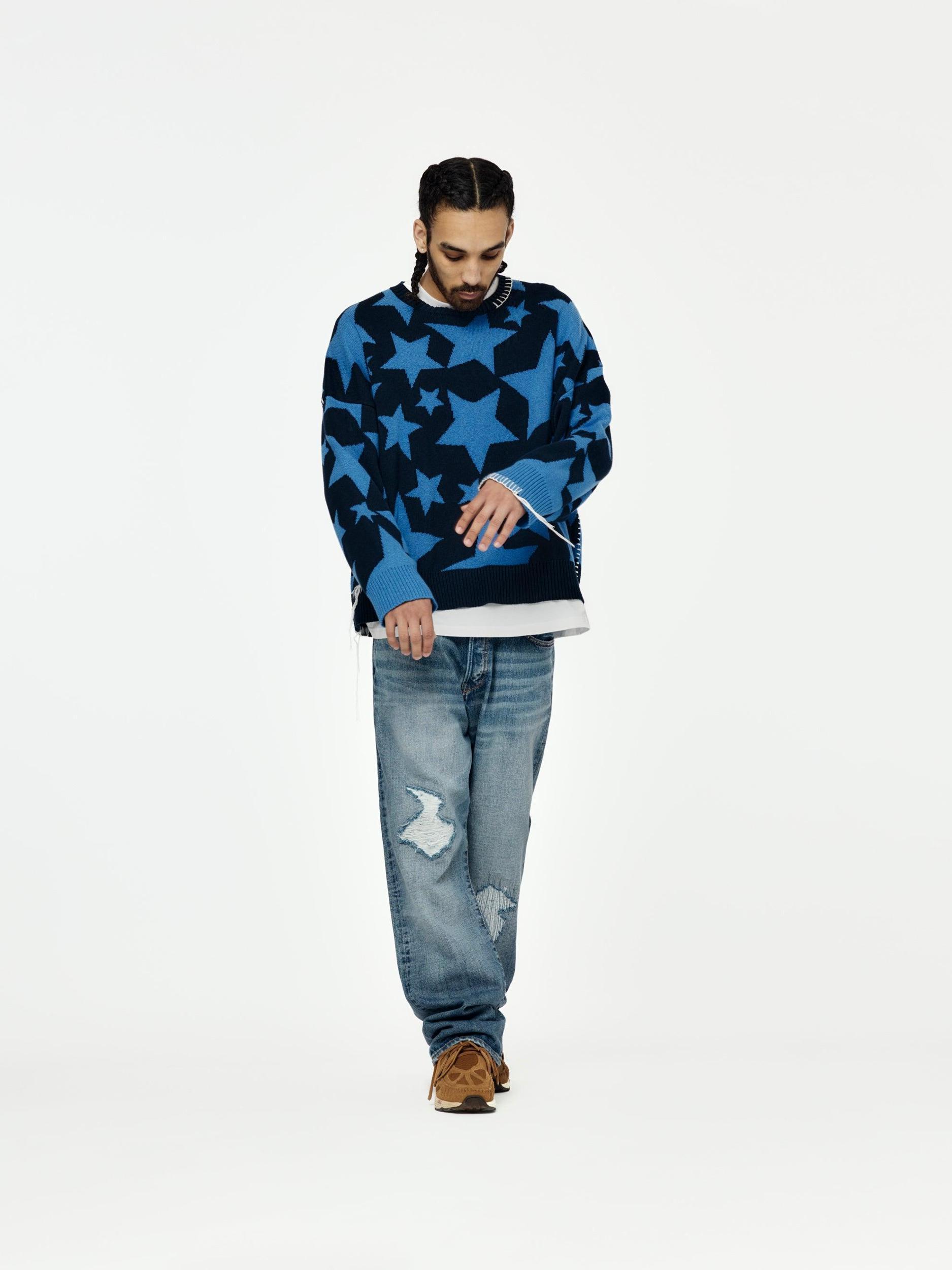 Carter L/S Sweater (Navy) Product Image