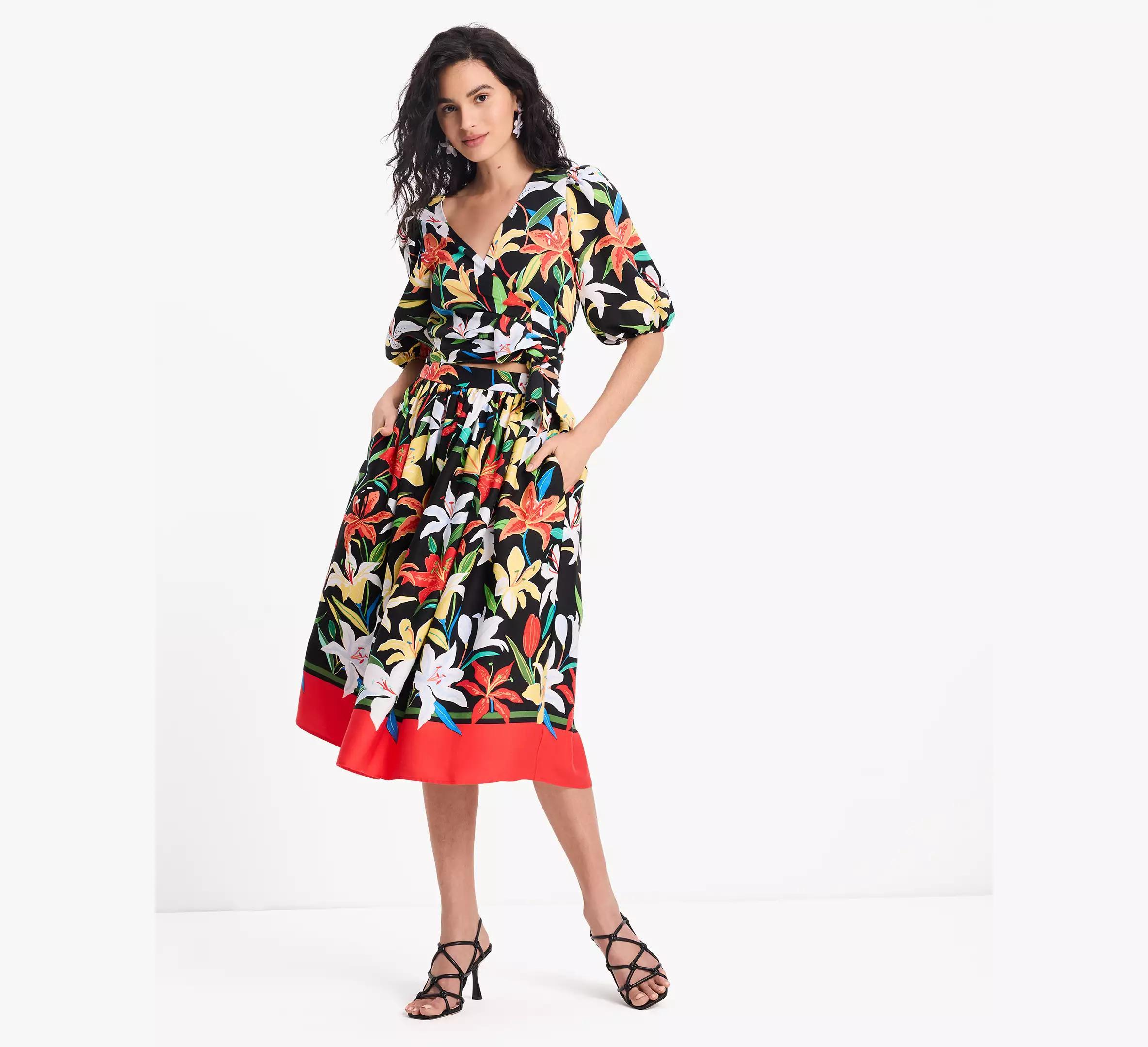 Summer Lilies Skirt Product Image