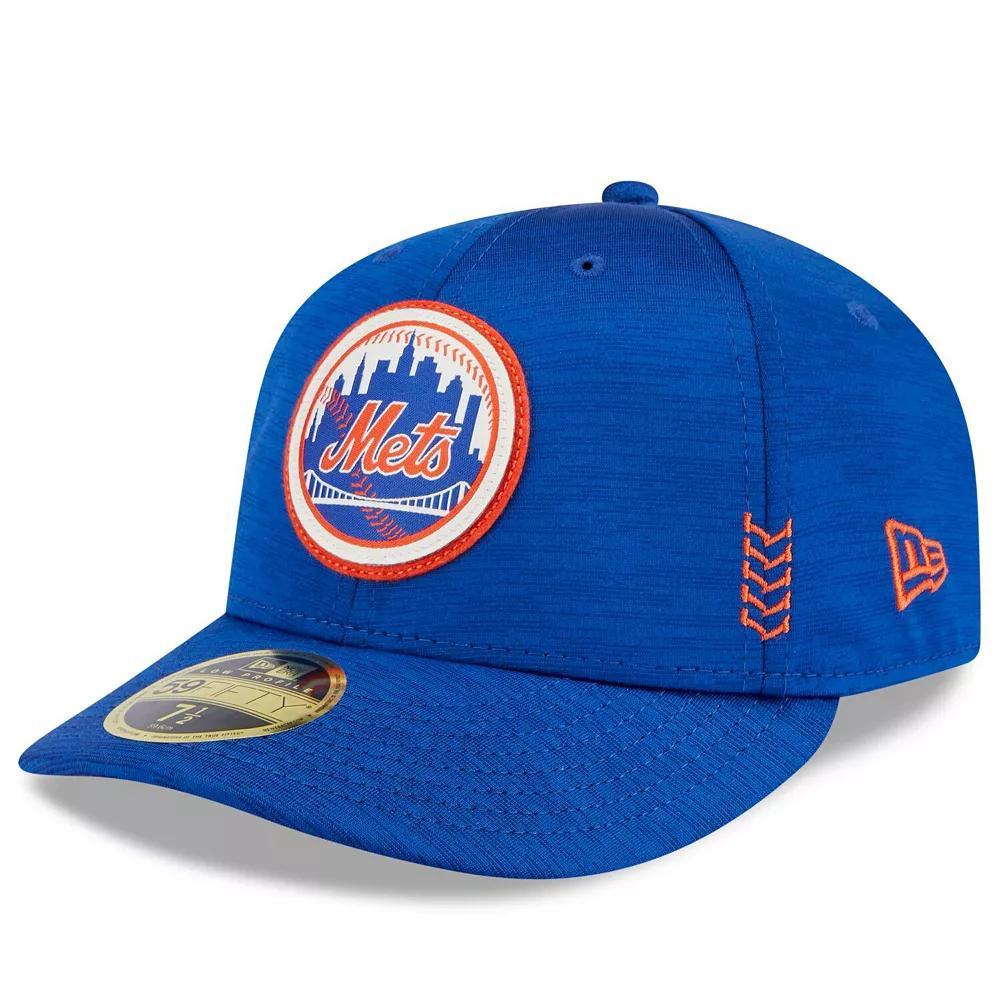 Men's New Era  Royal New York Mets 2024 Clubhouse Low Profile 59FIFTY Fitted Hat, Size: 8, Blue Product Image