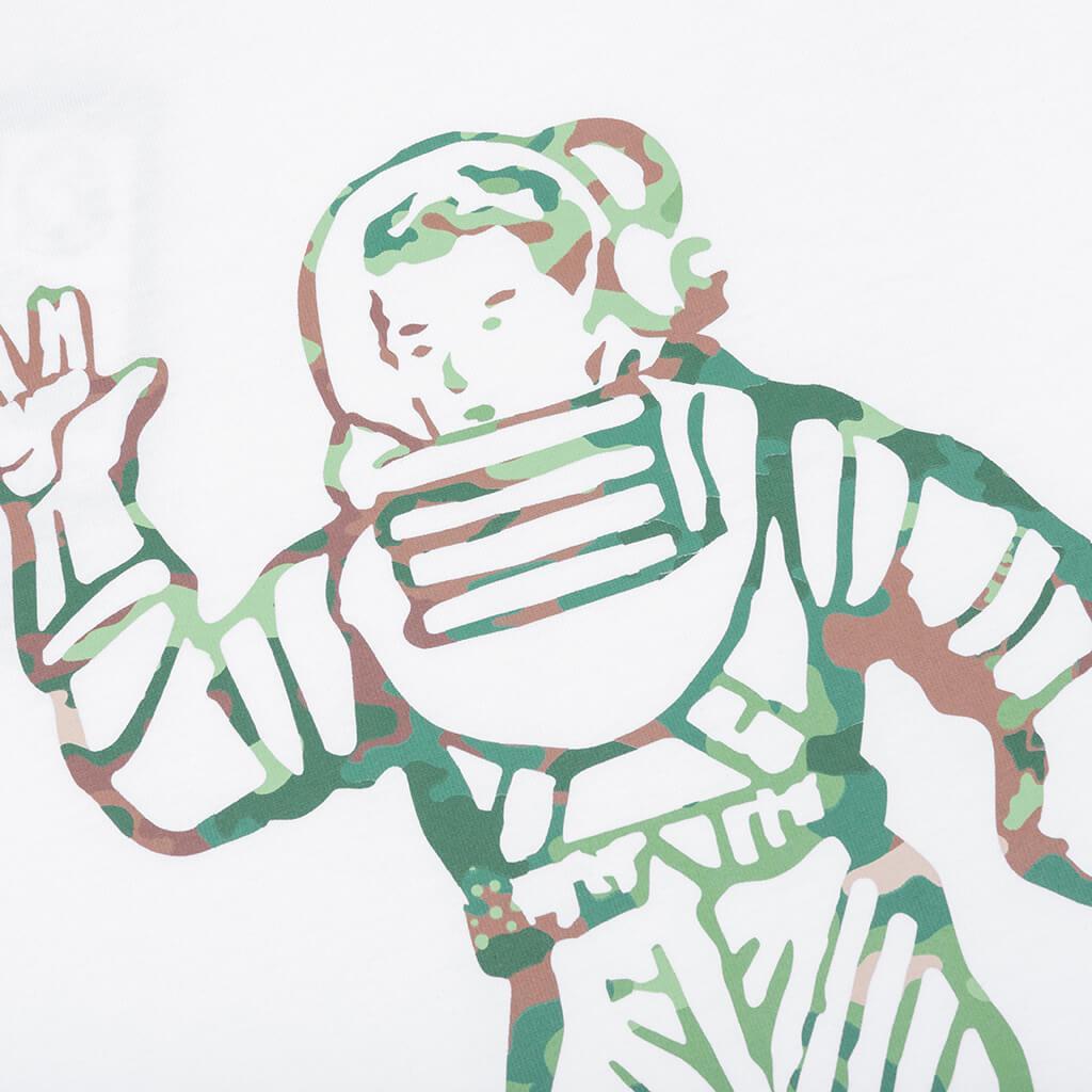 BB Astro Camo S/S Tee - White Male Product Image