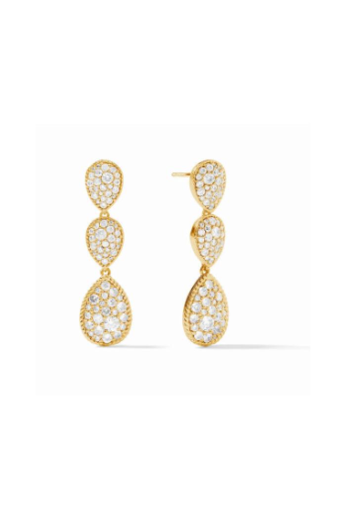 LUNA TEARDROP TIER EARRINGS Product Image