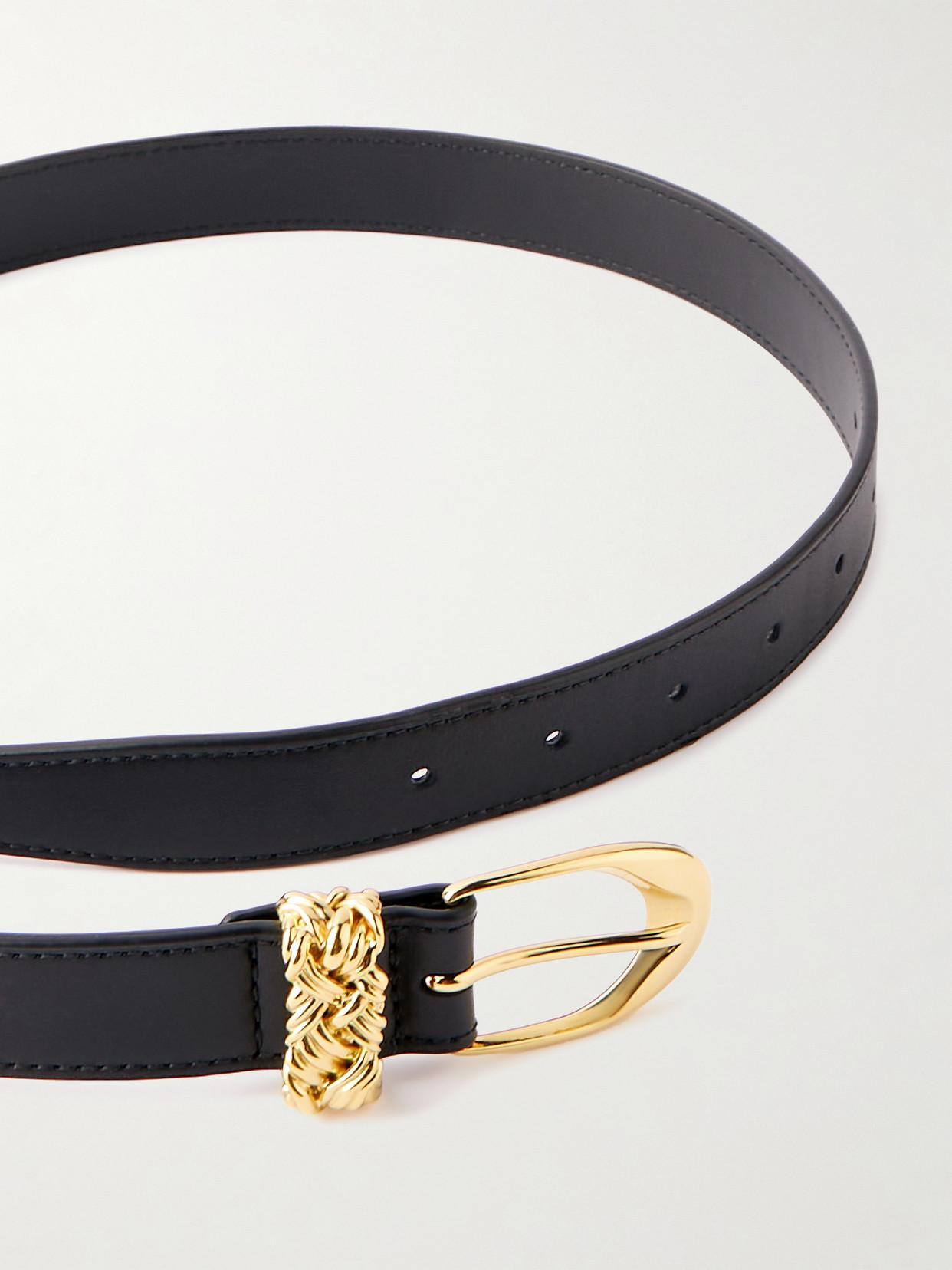 BOTTEGA VENETA Leather Belt In Black Product Image