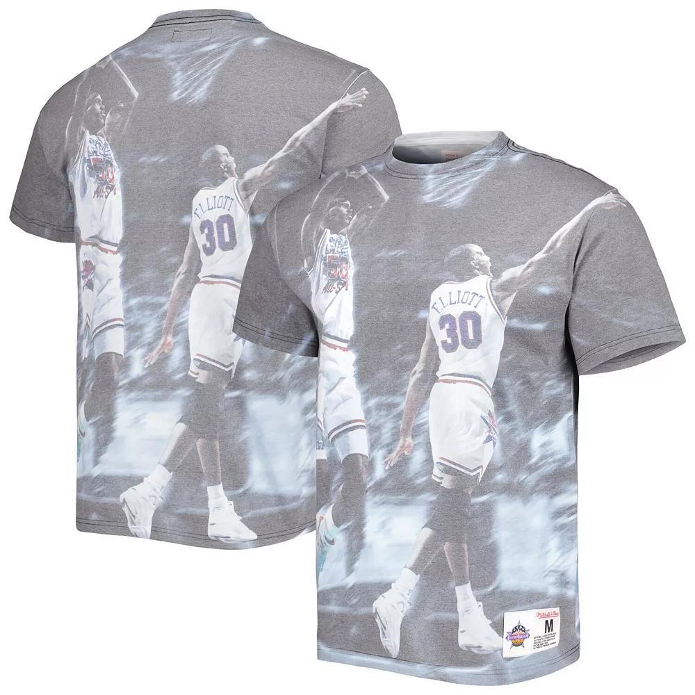 Men's Mitchell & Ness San Antonio Spurs Above the Rim Graphic T-Shirt, Size: Large, White Product Image