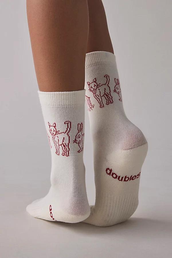 Doublesoul Bekah High Sock Womens at Urban Outfitters Product Image