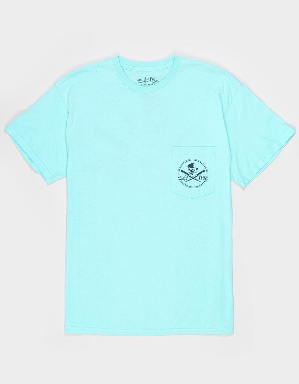 SALT LIFE Skull and Fill Mens Pocket Tee Product Image