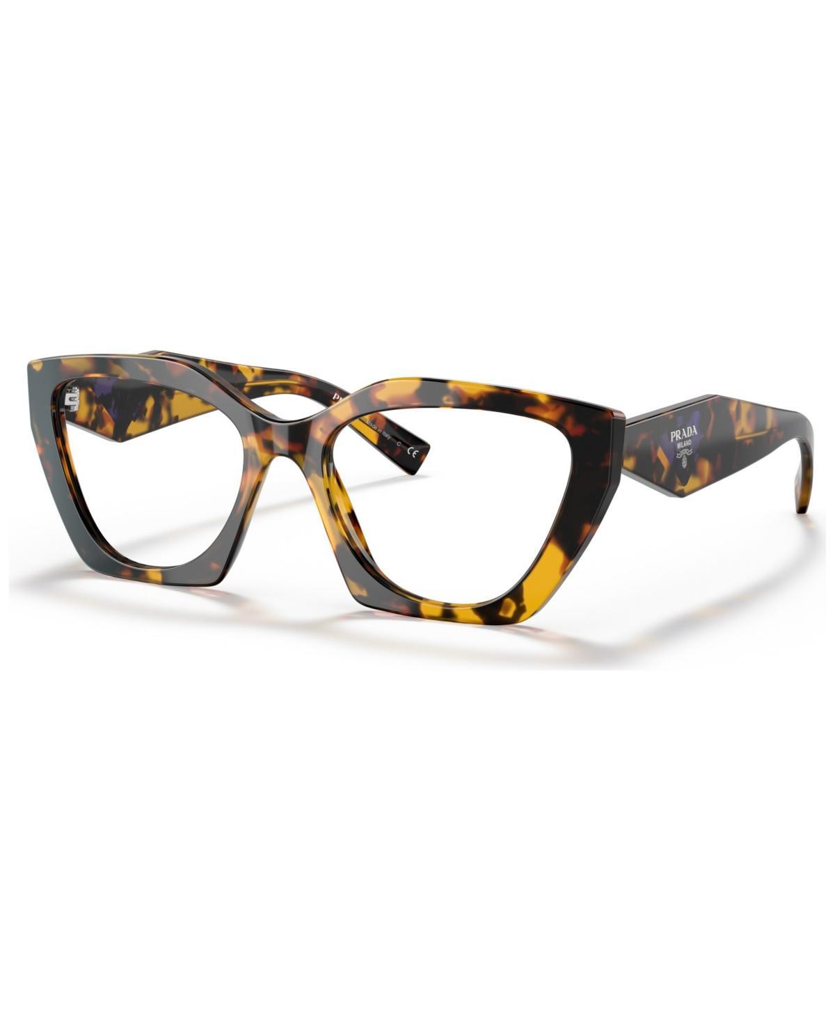 PRADA Women's Irregular Eyeglasses, Pr09yv54-o In Honey Tortoise Product Image