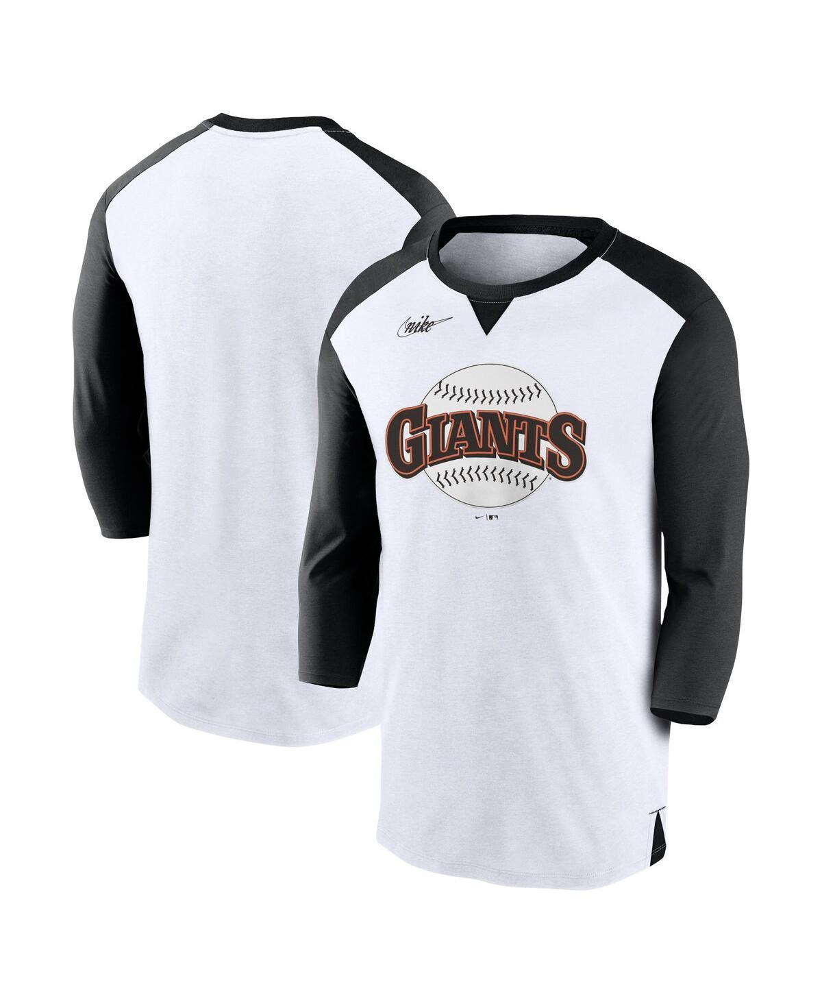 Mens Nike /Navy San Diego Padres Rewind 3/4-Sleeve T-Shirt Product Image