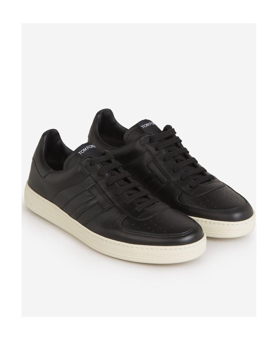 TOM FORD Radcliffe Logo-patch Sneakers In Black Product Image