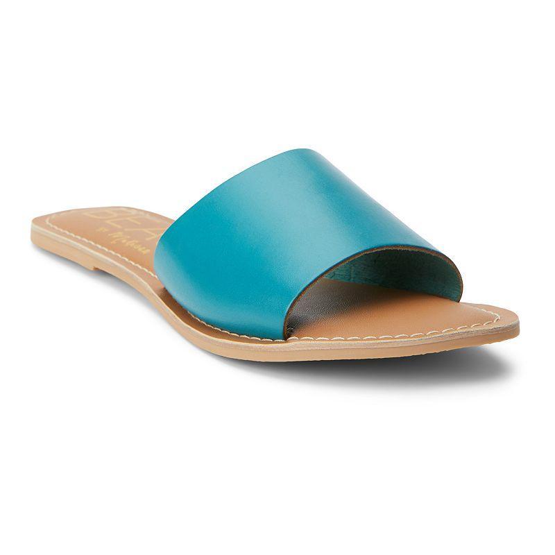 Beach by Matisse Cabana Women's Leather Slide Sandals, Size: 5, Black Product Image
