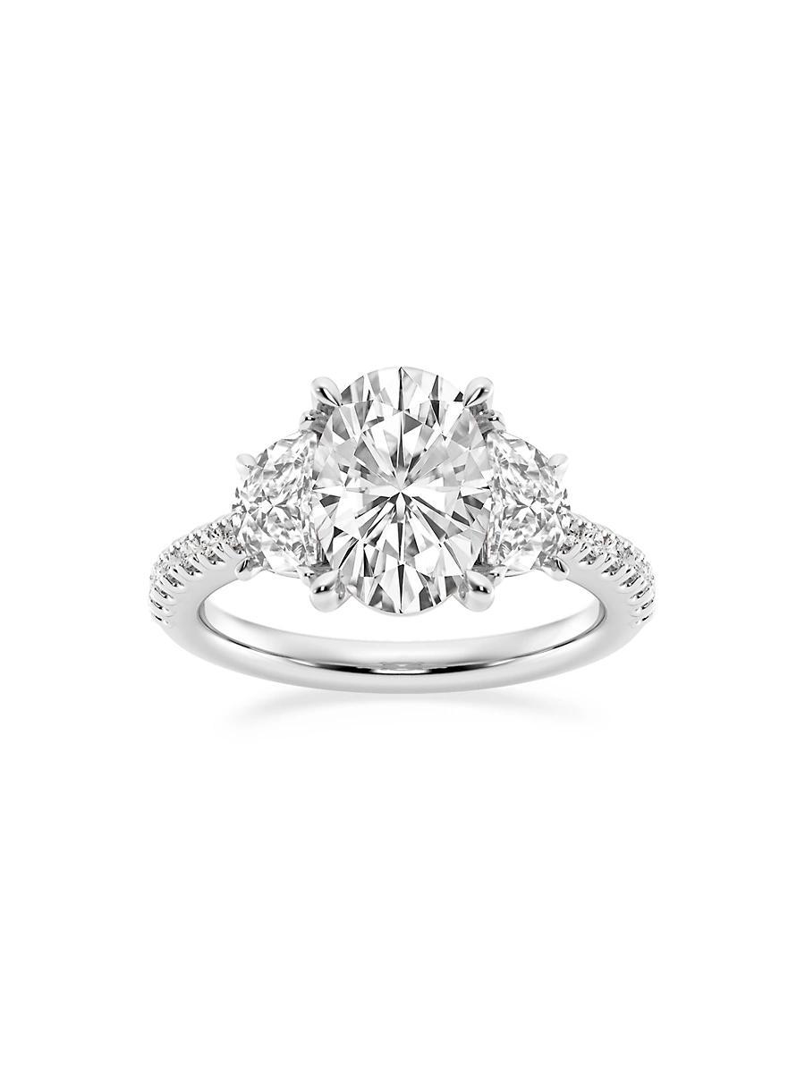 Womens Platinum & Oval Lab-Grown Diamond Ring/2.75-7.00 TCW Product Image