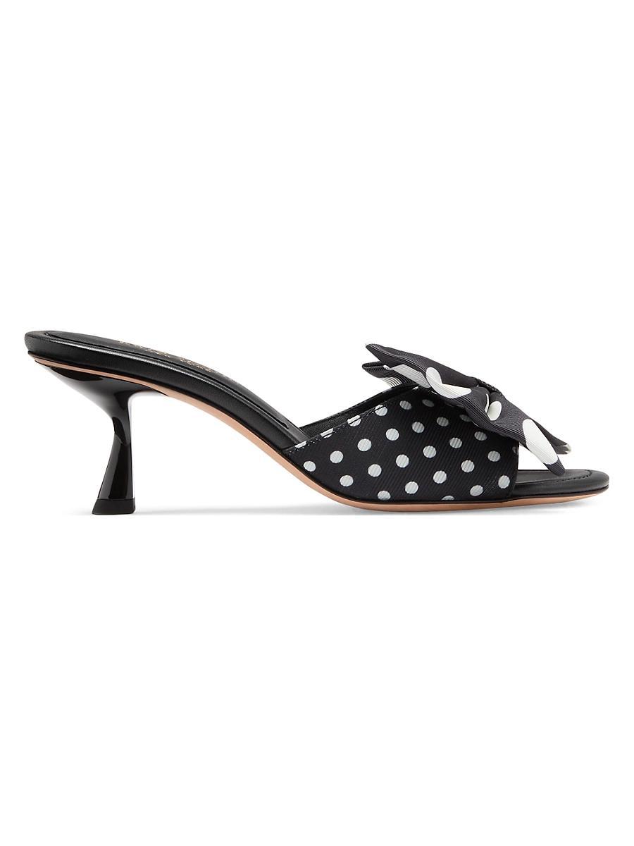 Womens Breezy Dot 65MM Faille Mules Product Image