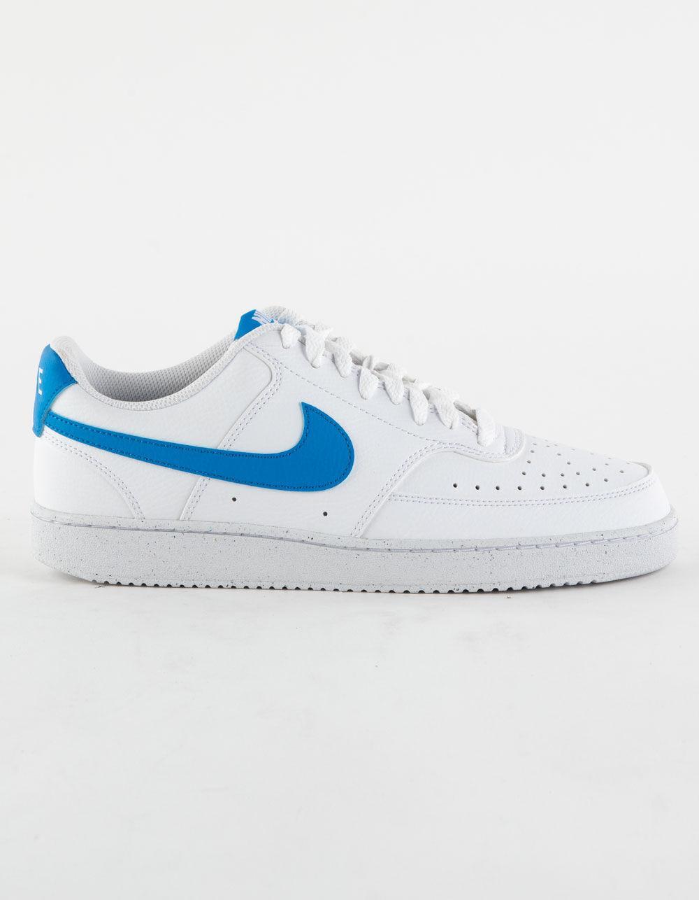 NIKE Court Vision Low Next Nature Mens Shoes - BLK/RED Product Image